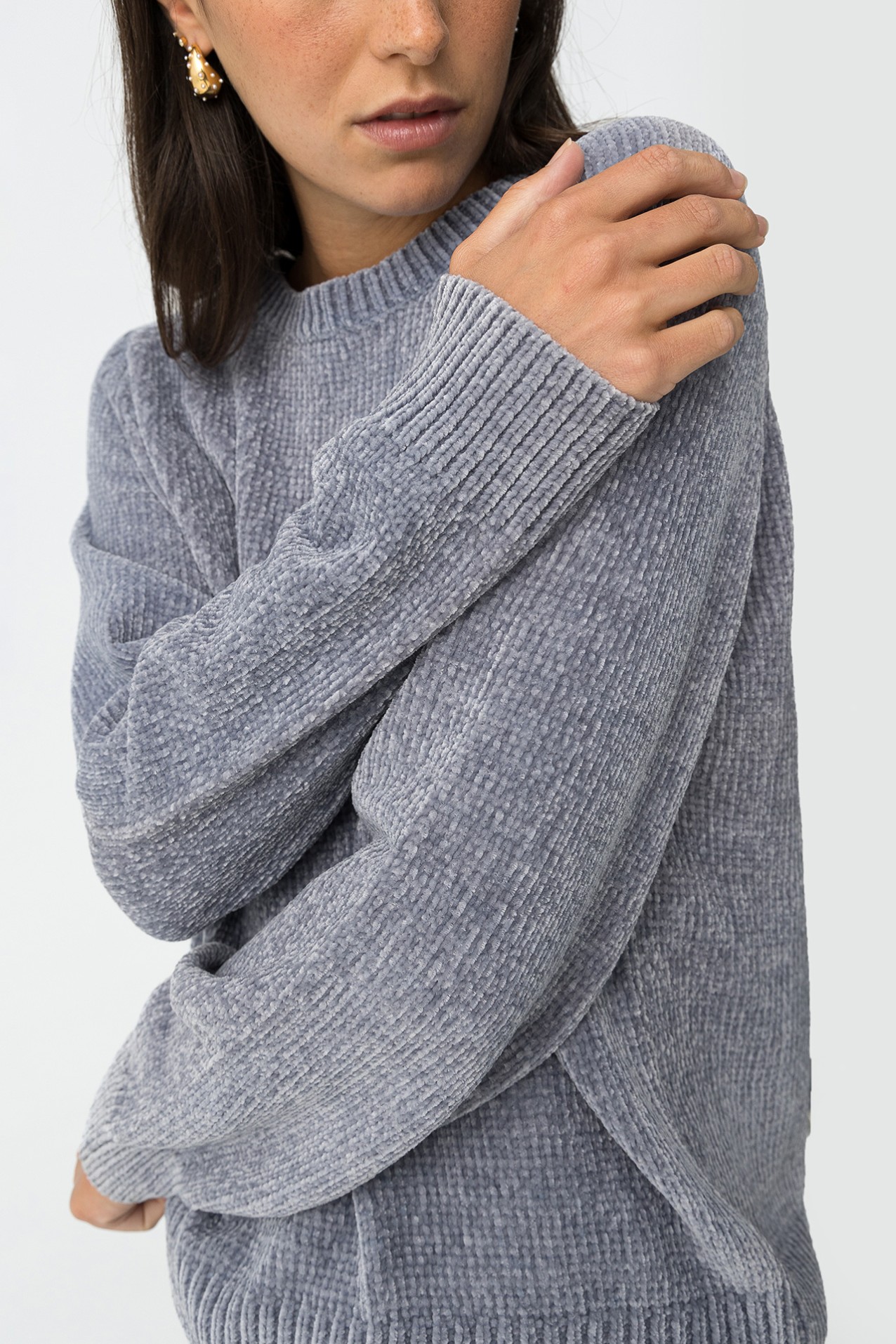 Relaxed Fit Soft Knit Sweater