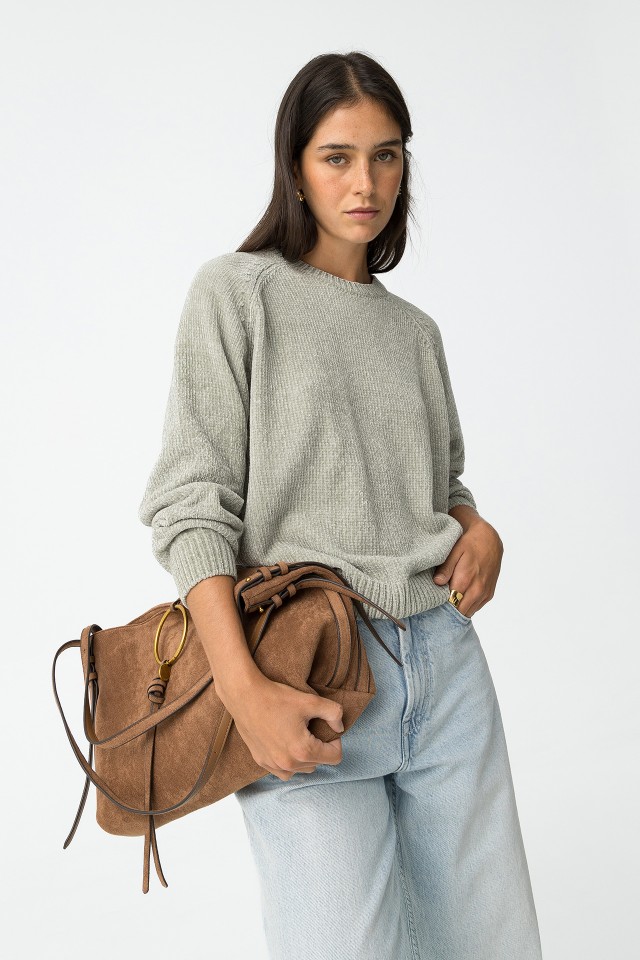 Relaxed Fit Soft Knit Sweater