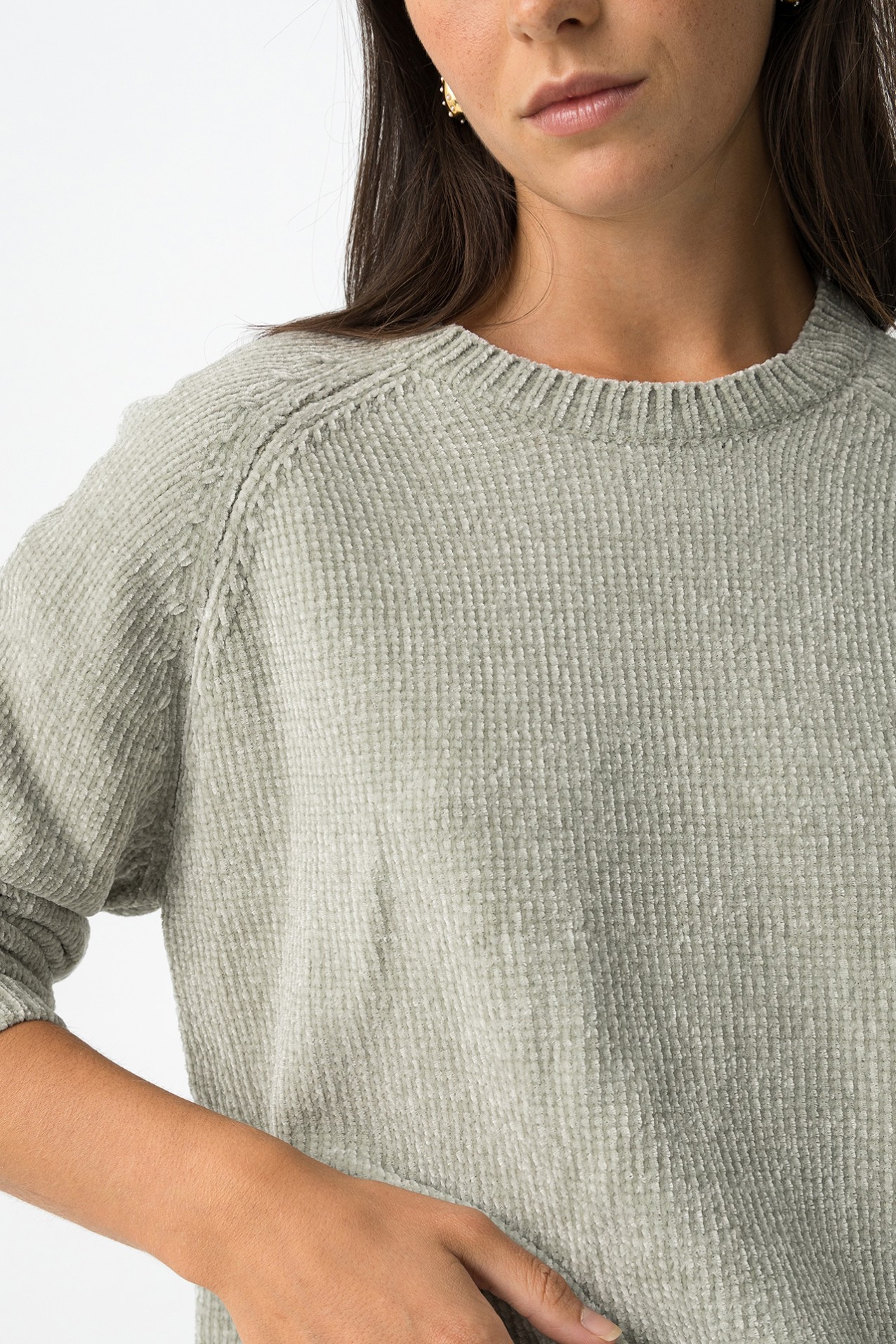 Relaxed Fit Soft Knit Sweater