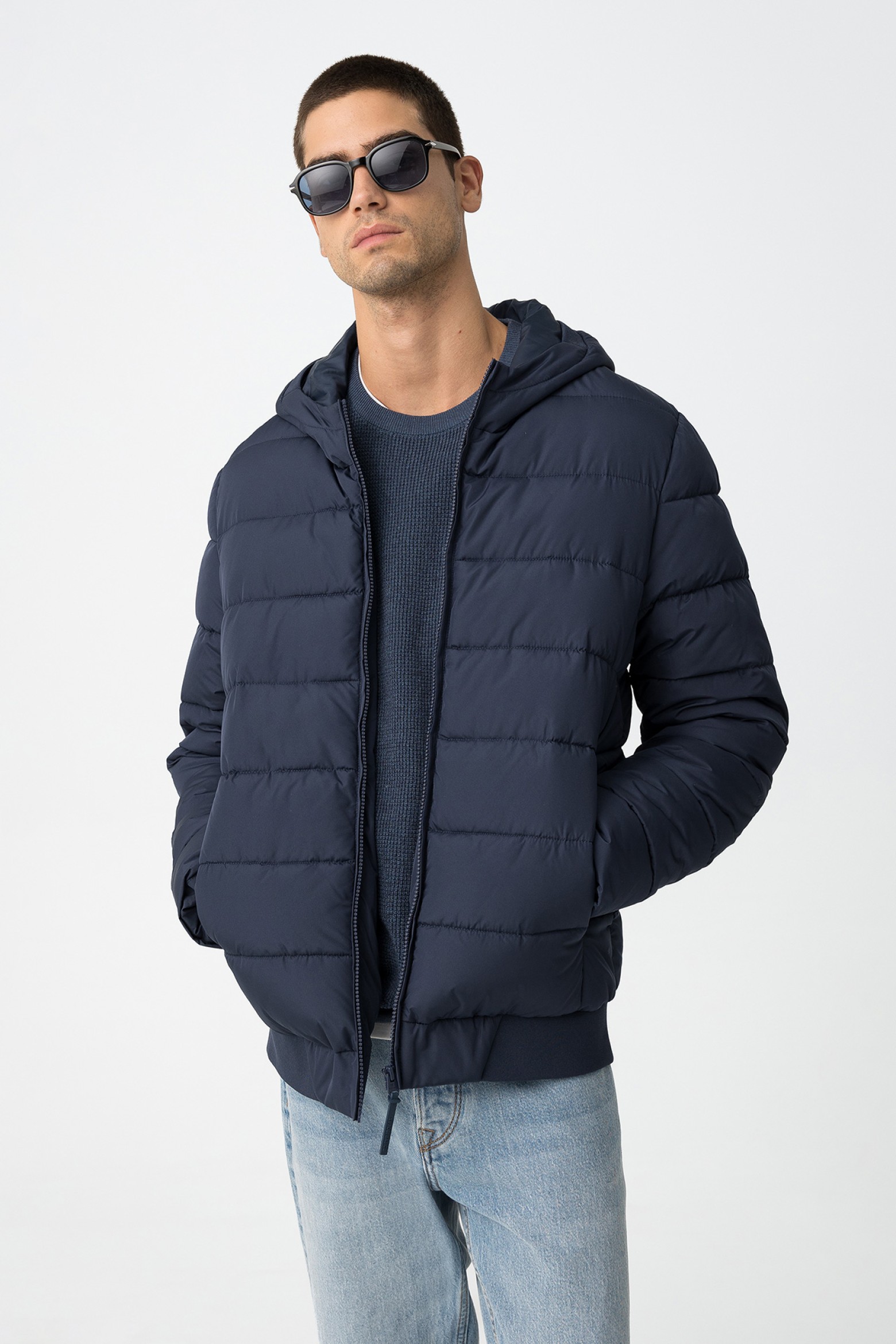 Casaco Acolchoado Resistente  Vento