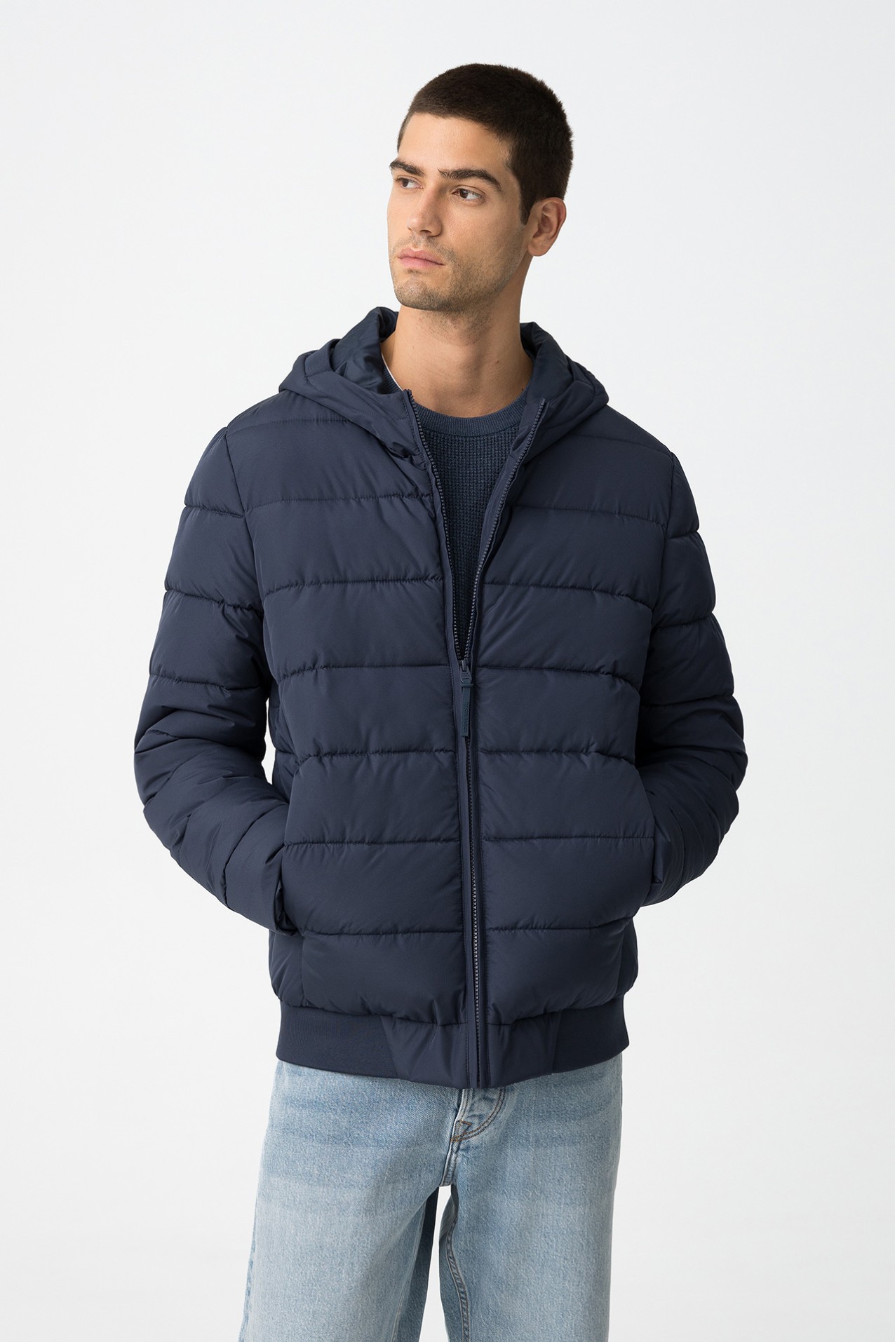 Casaco Acolchoado Resistente  Vento