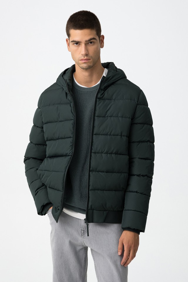 Casaco Acolchoado Resistente  Vento