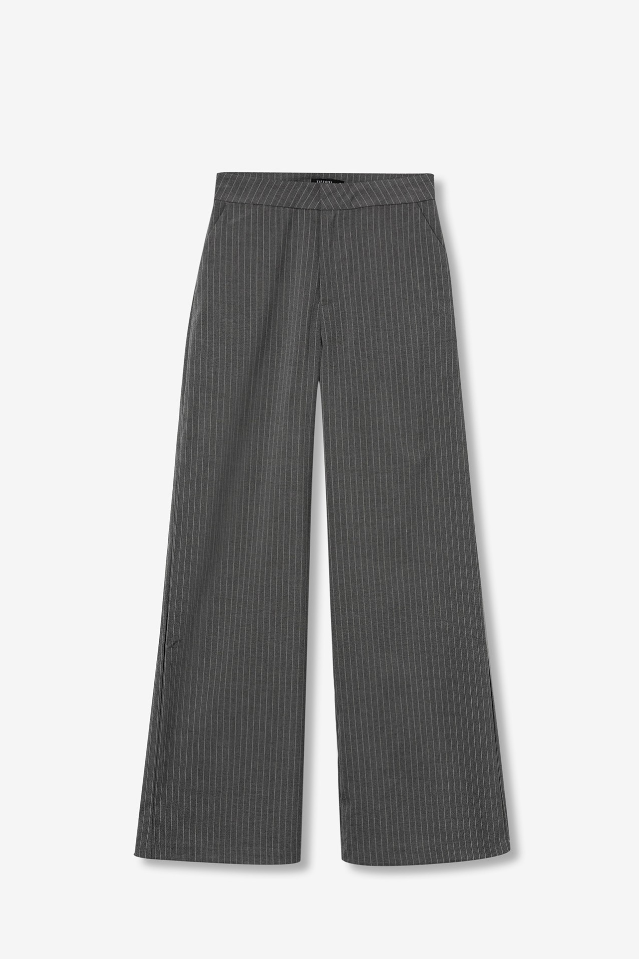 Striped Straight Fit Trousers
