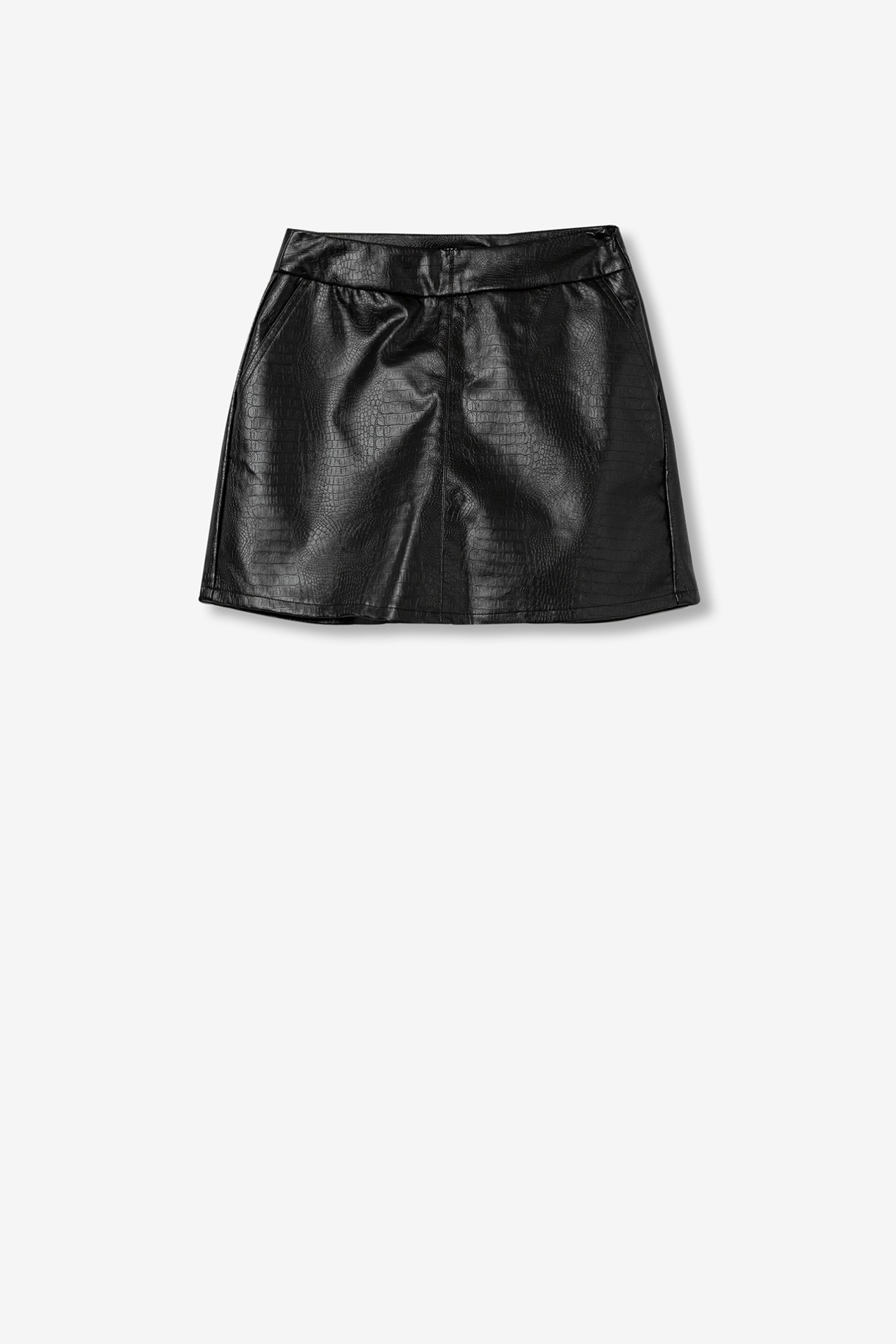 Croc Effect Skort