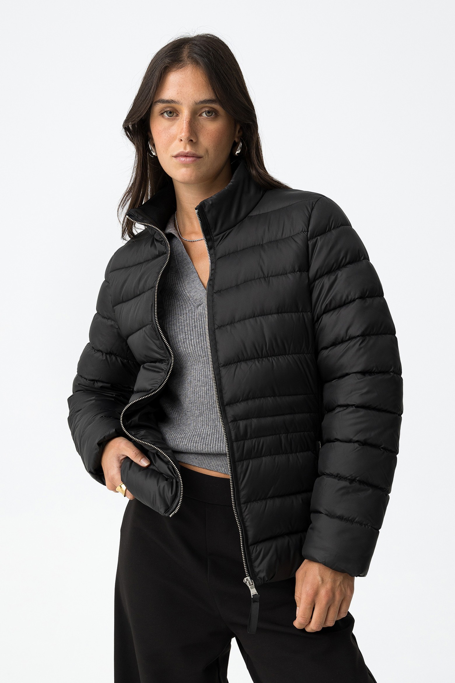 Black Puffer Jacket