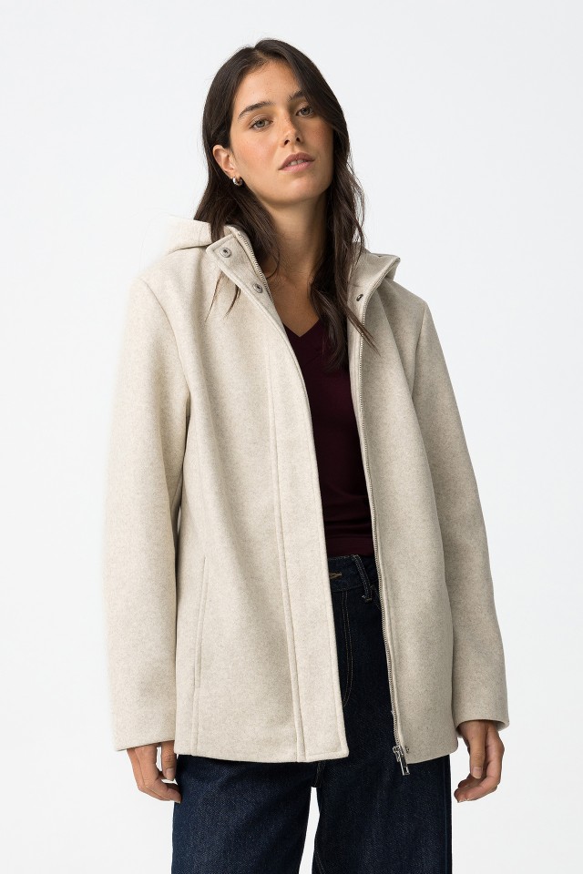 Short Coat with Hood