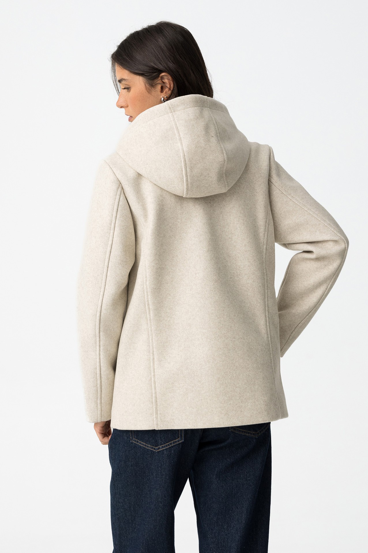 Casaco Curto com Capuz