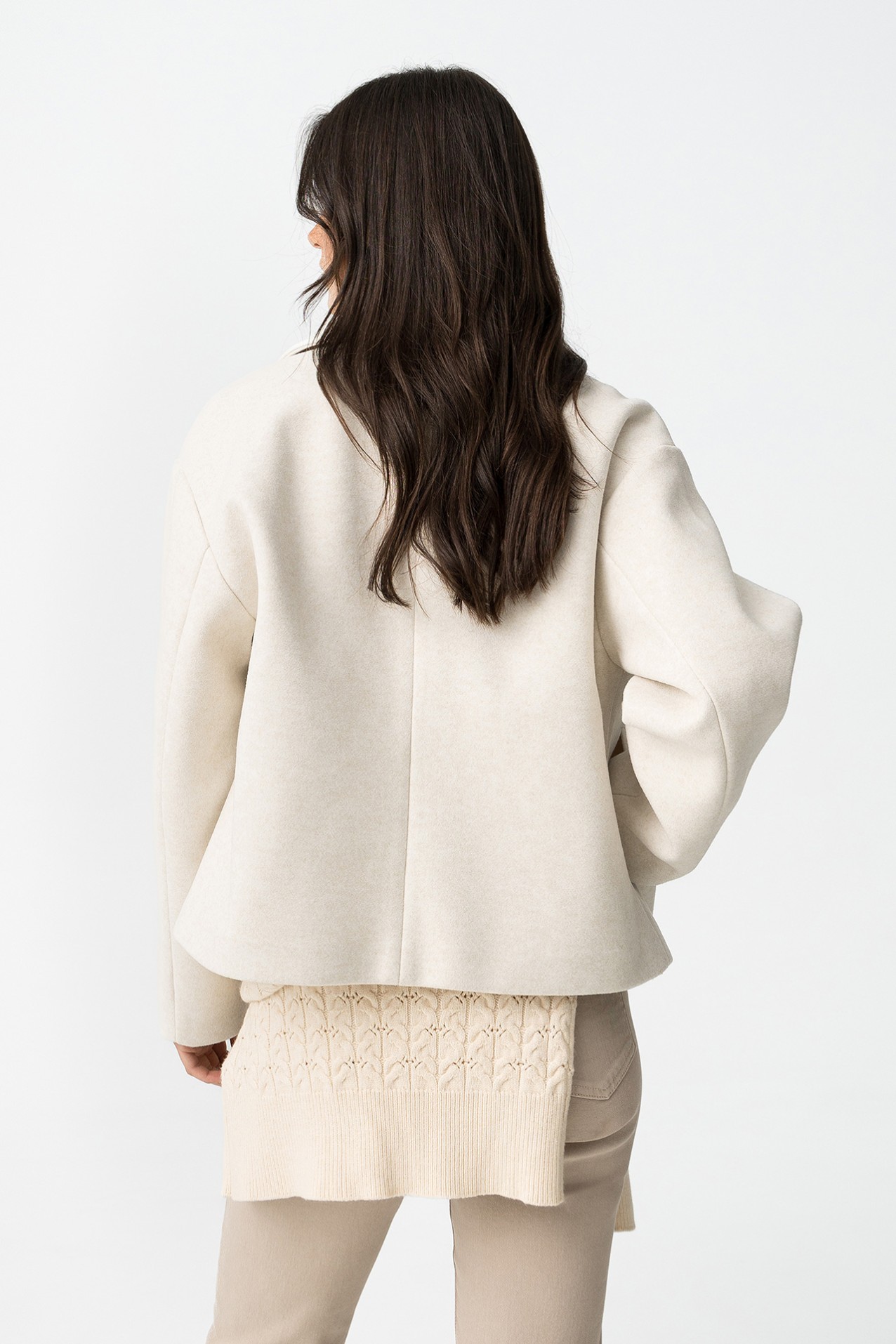 Relaxed Coat with Double Breasted