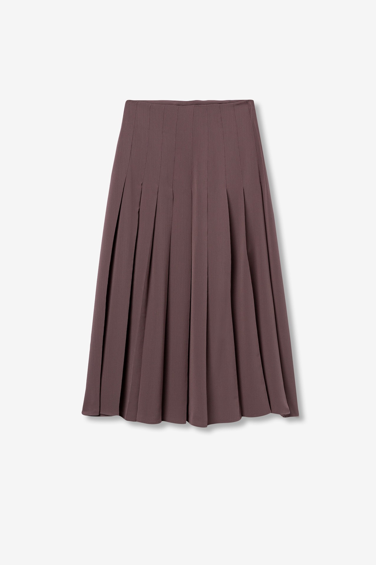 Textured Skirt with Pleats