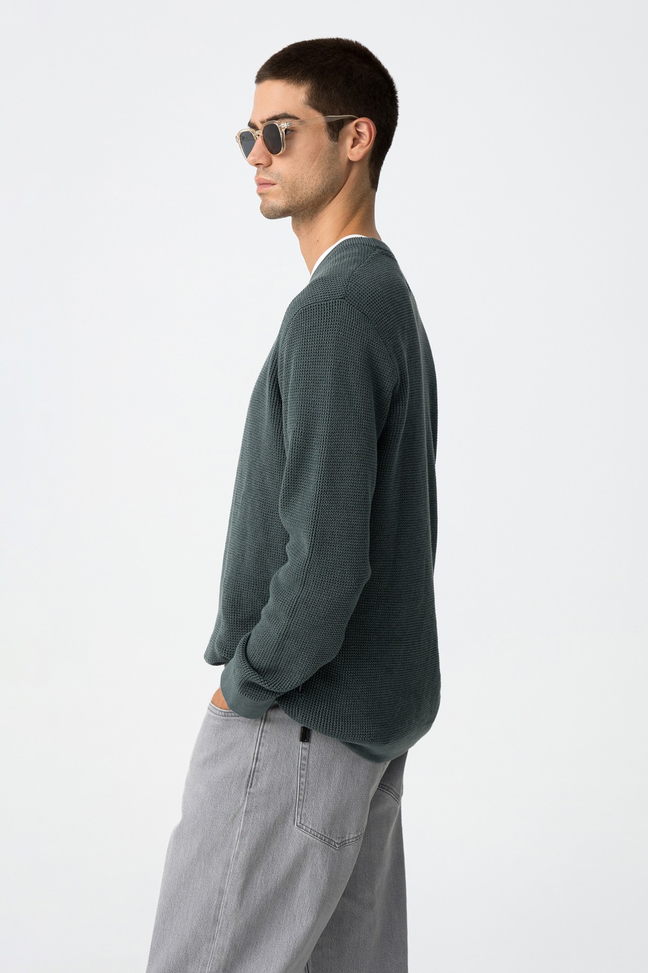 Camisola Tricotada Verde