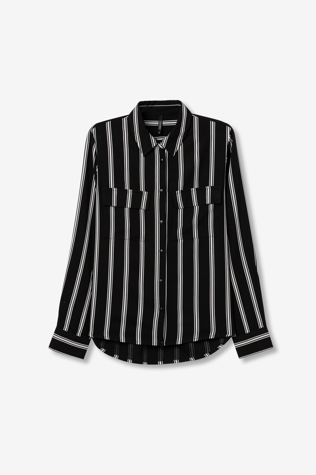 Striped shirt with pockets