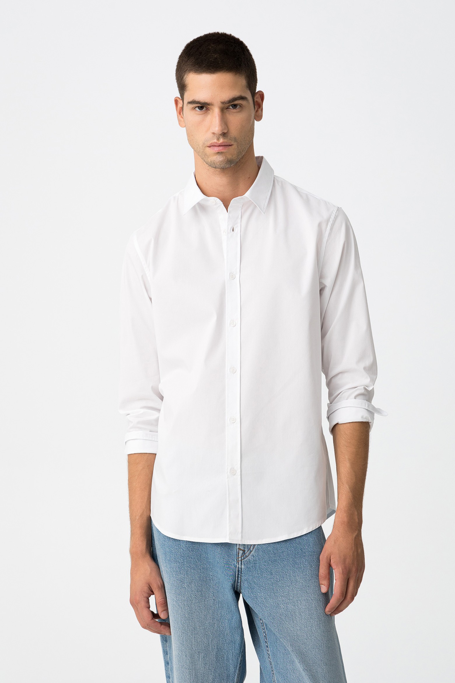 Camisa Slim Fit Easy Iron