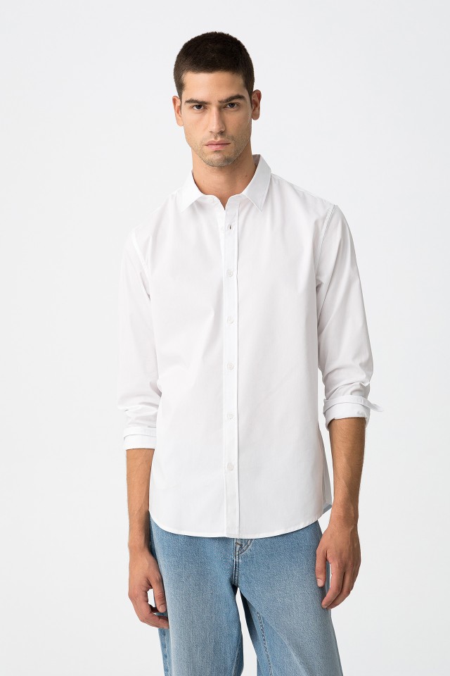 Camisa Slim Fit Easy Iron