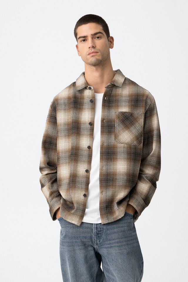 Camisa Relaxed Fit Xadrez