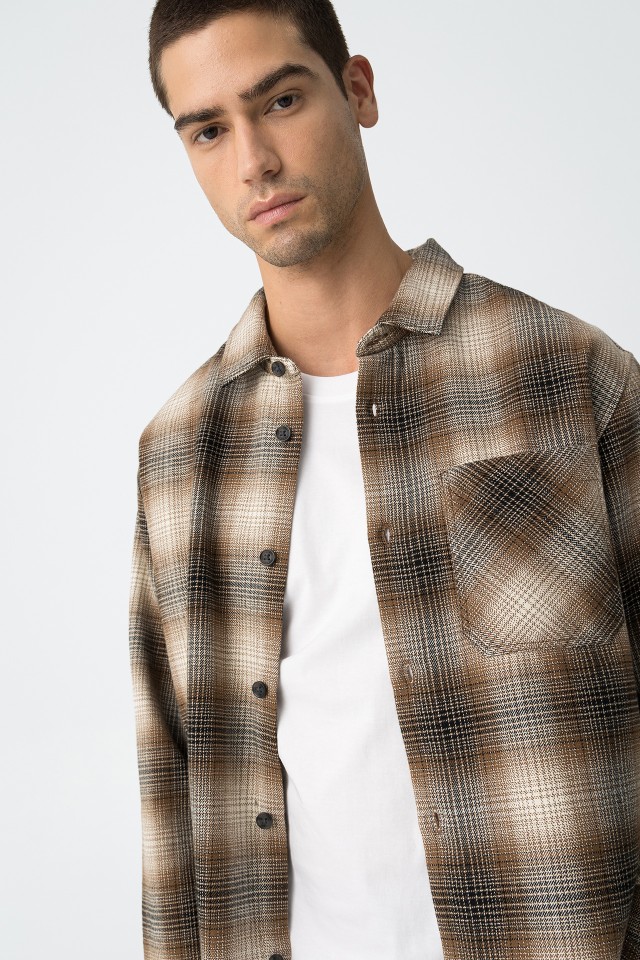 Camisa Relaxed Fit Xadrez