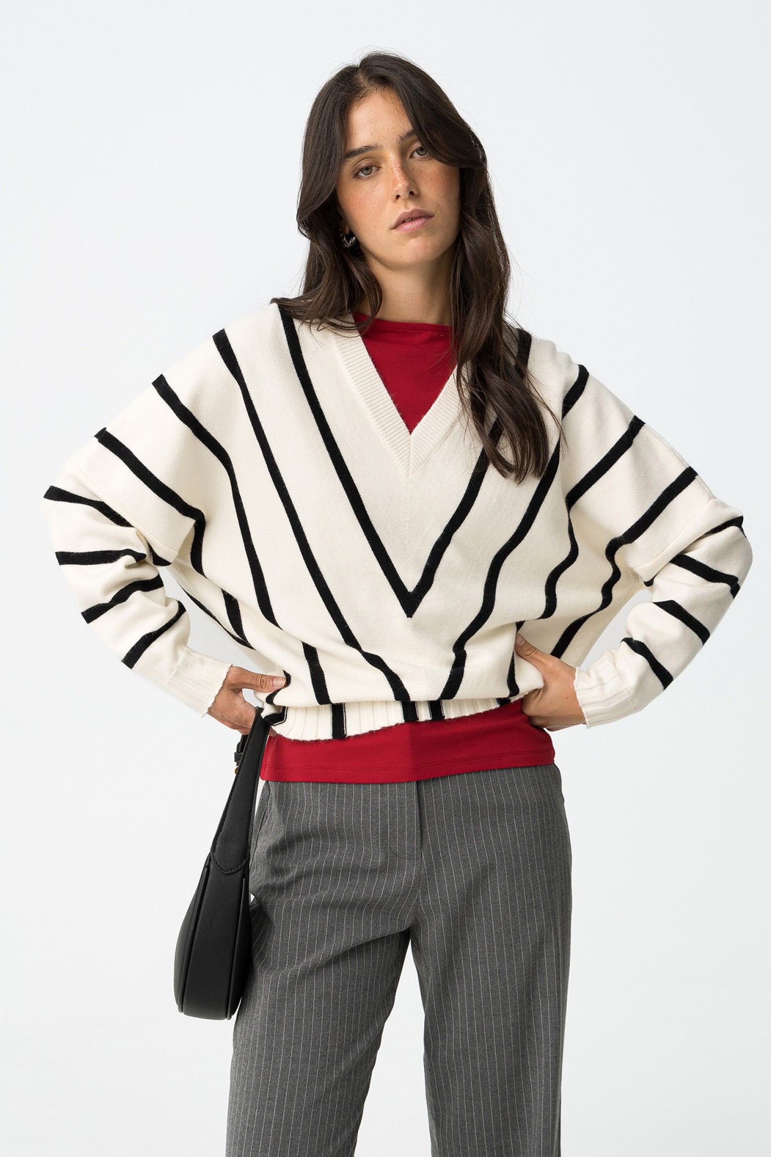 Oversized V-Neck Sweater