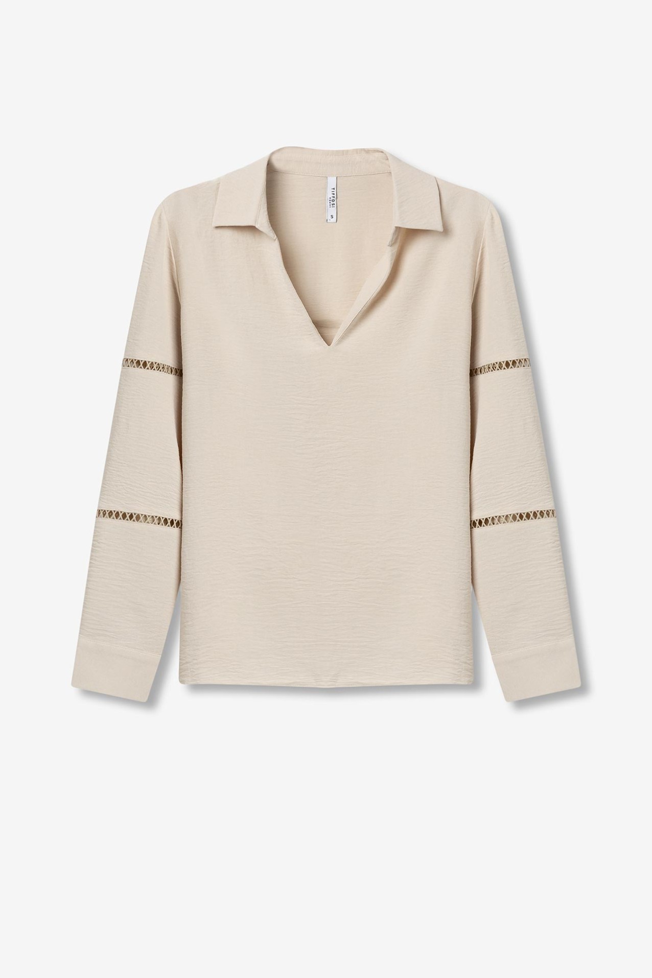 Wrinkled Knit Blouse