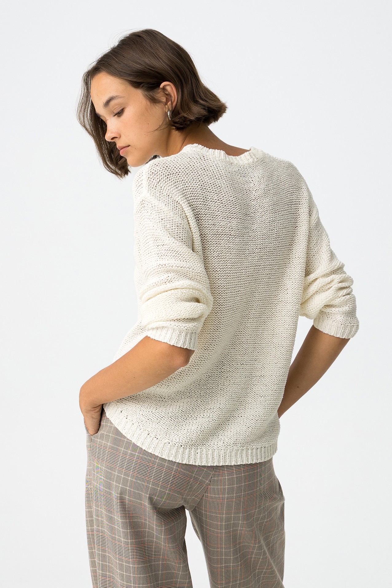 Cream Knit Sweater