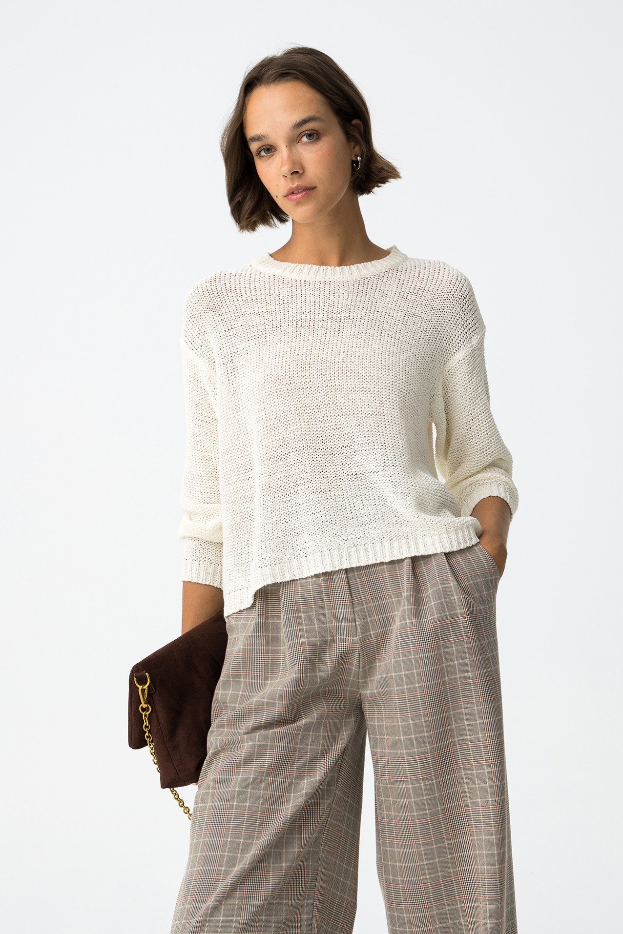 Cream Knit Sweater