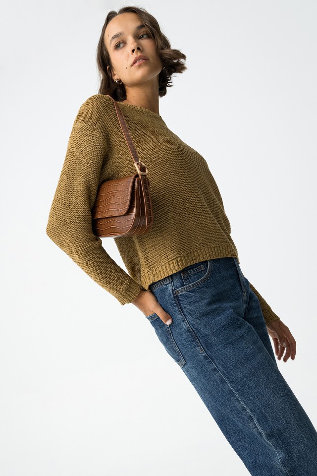 Mustard Knit Sweater