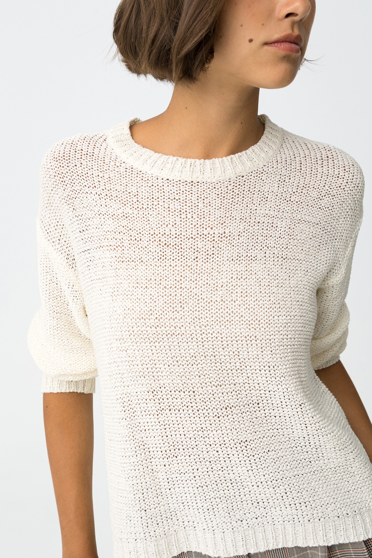 Cream Knit Sweater
