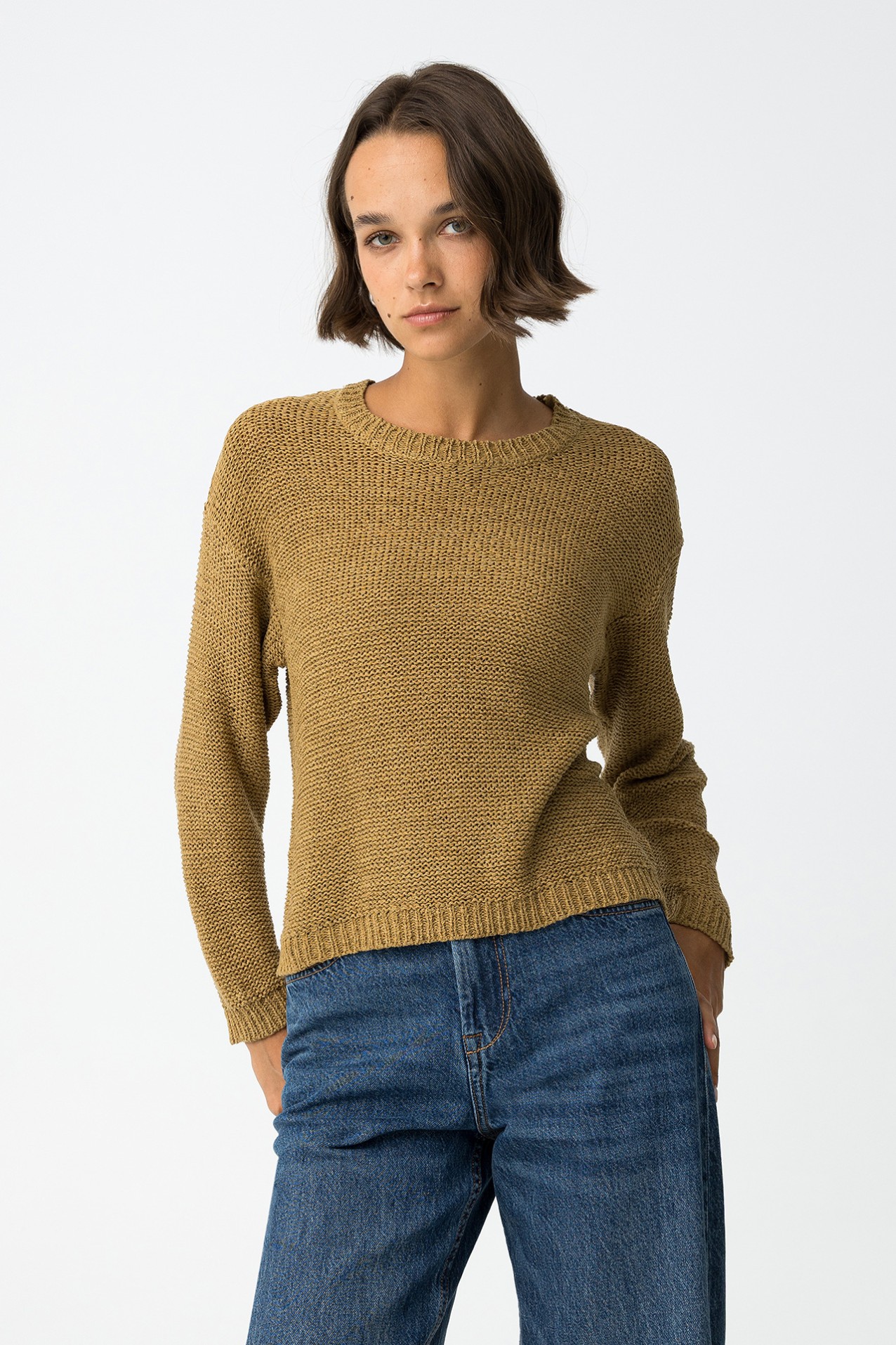 Mustard Knit Sweater