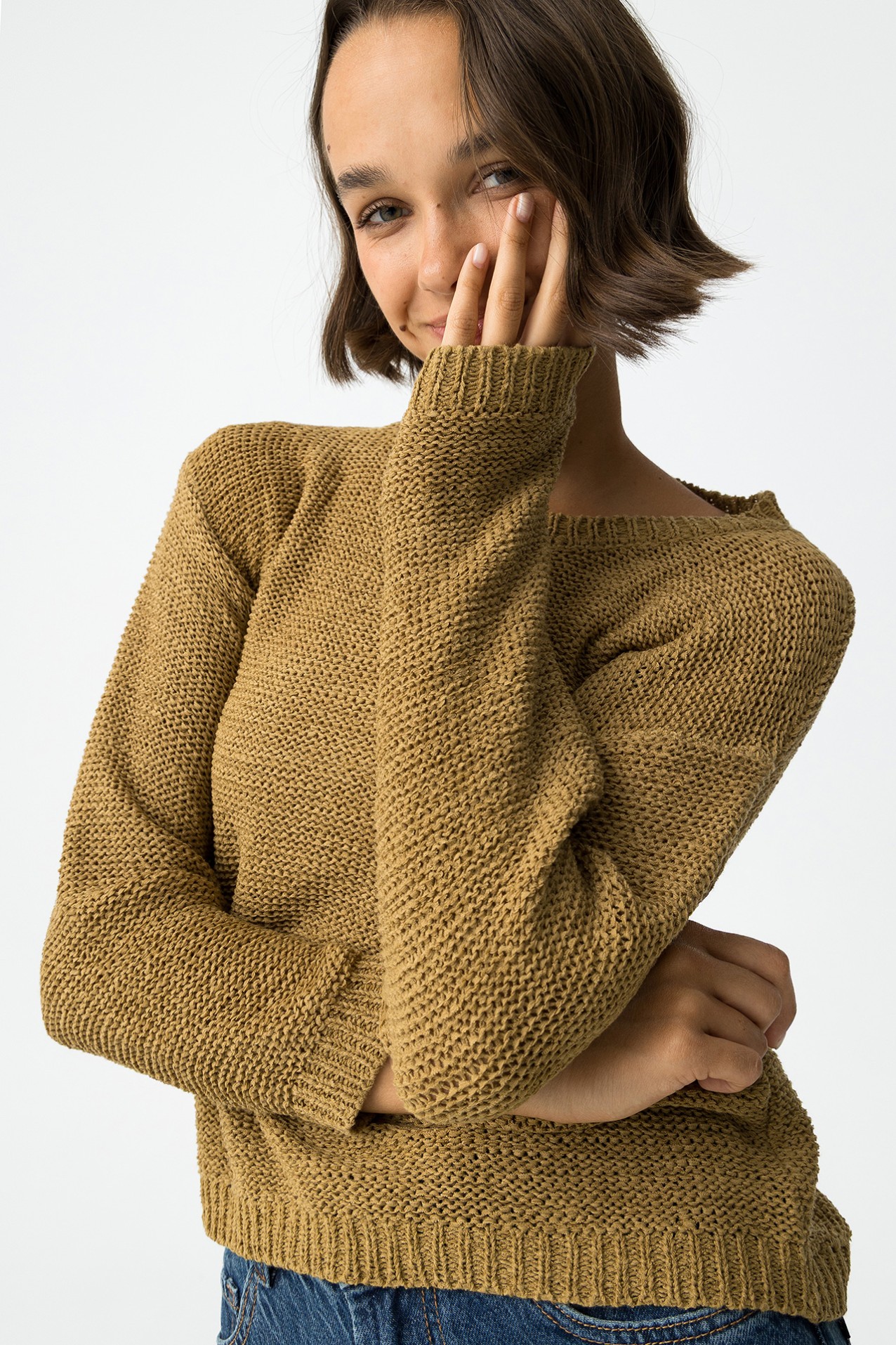 Mustard Knit Sweater