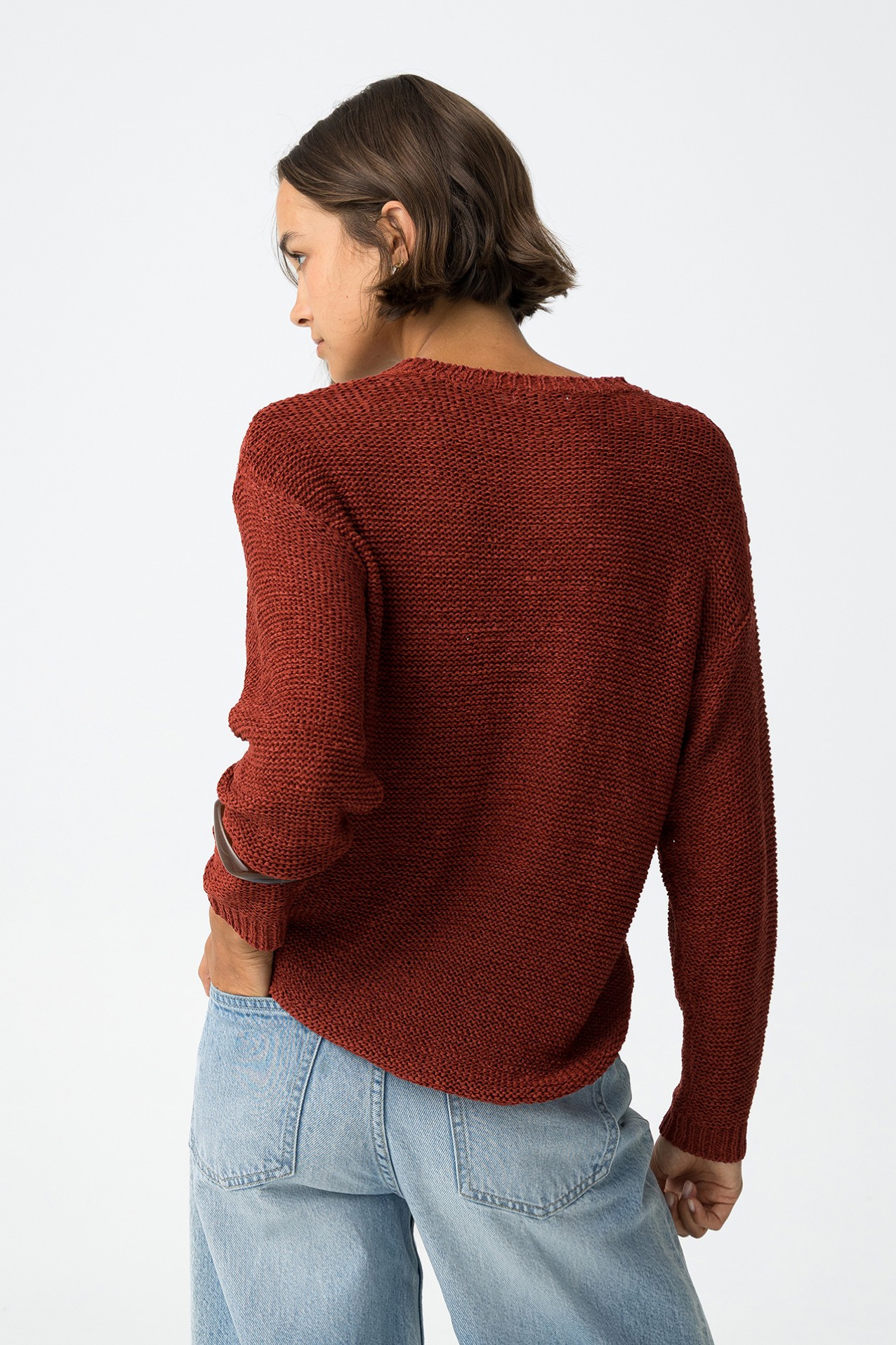 Camisola Tricotada Laranja