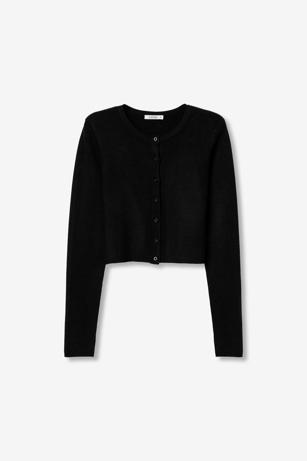 Black Slim Knit Cardigan