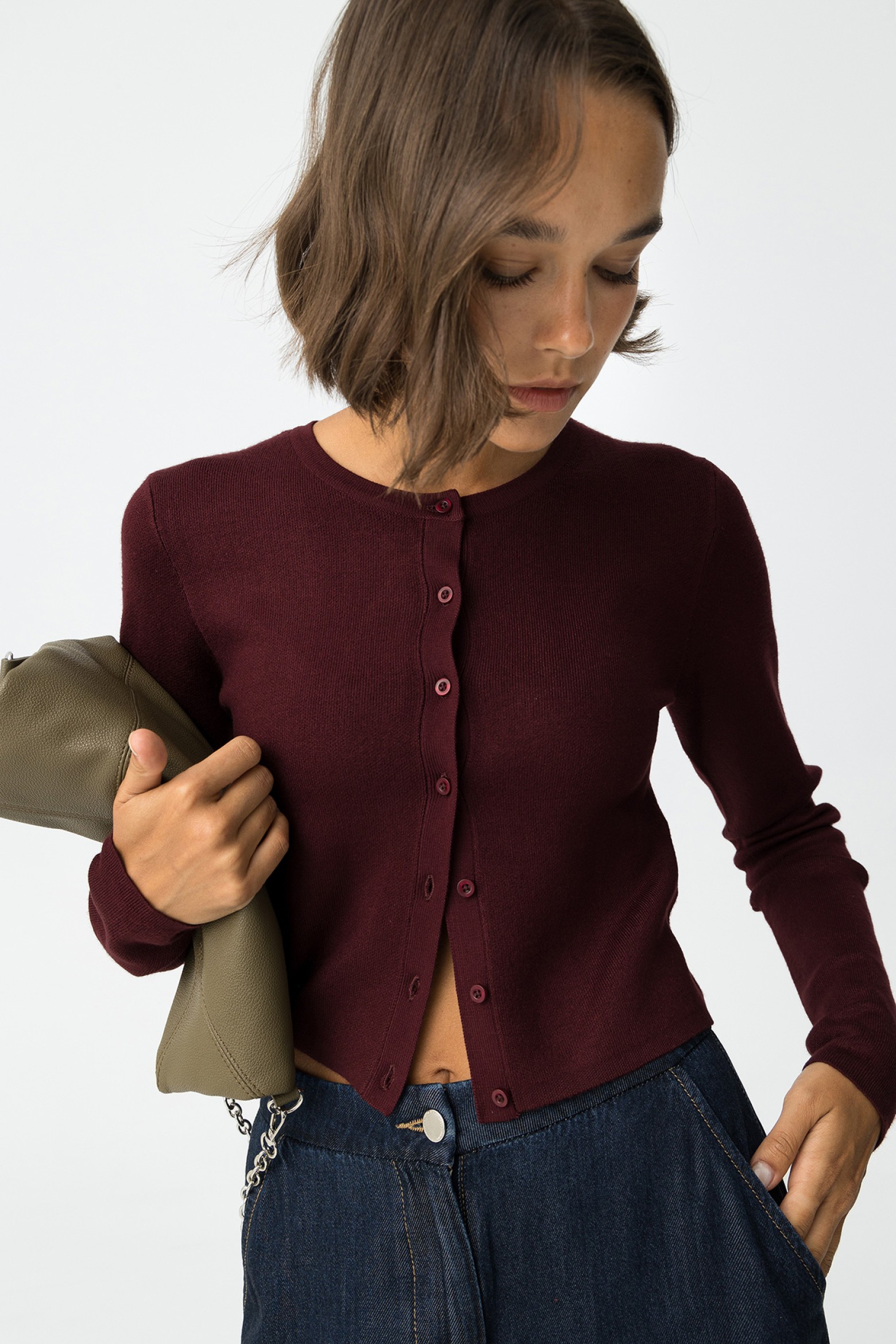 Cardigan Slim Tricotado