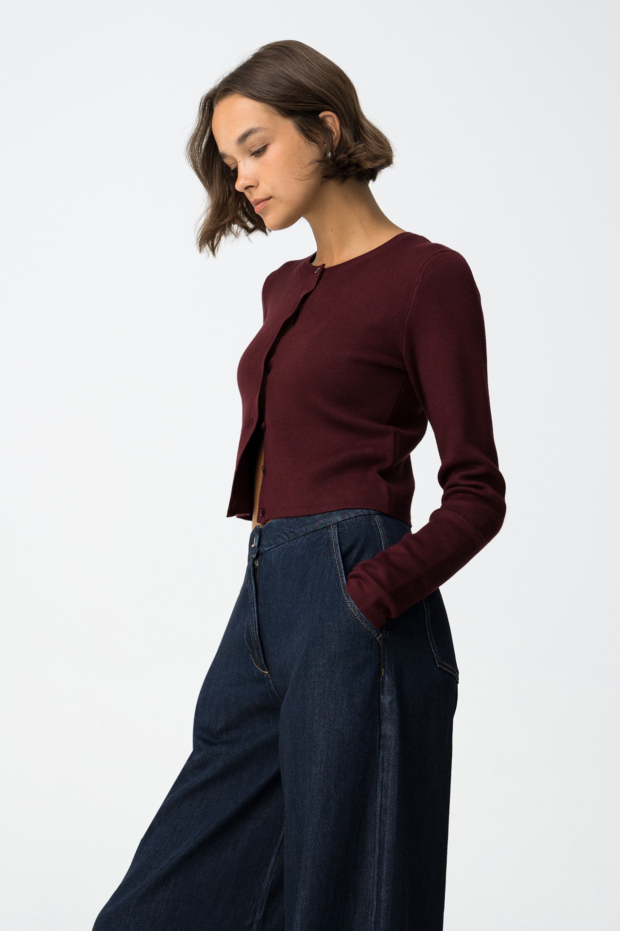 Cardigan Slim Tricotado