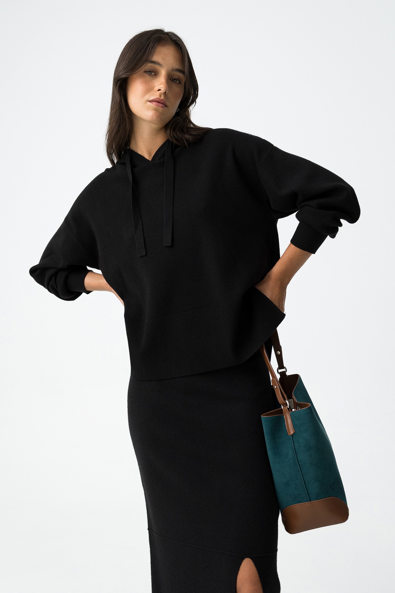 Relaxed Fit Hooded Sweater