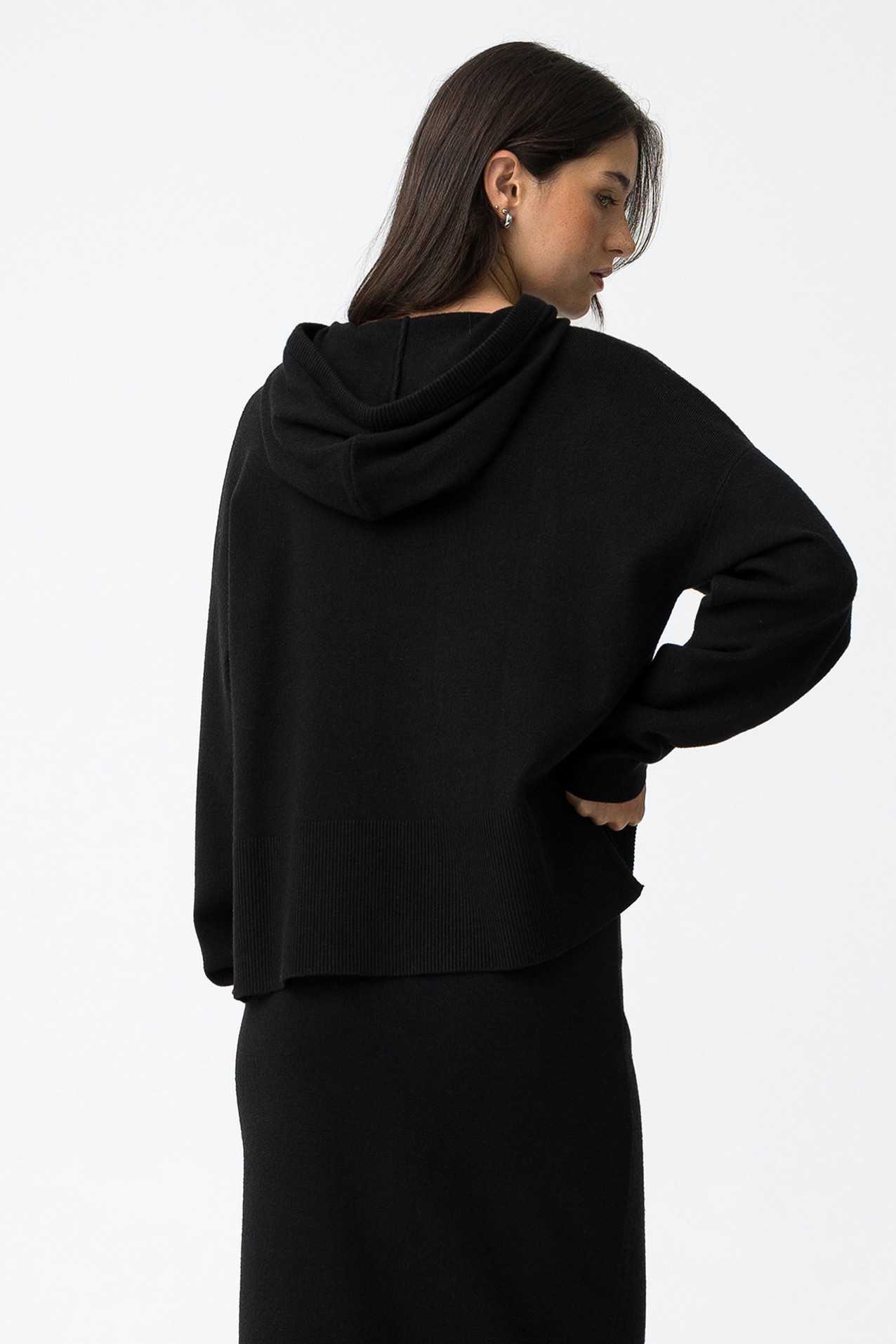 Relaxed Fit Hooded Sweater