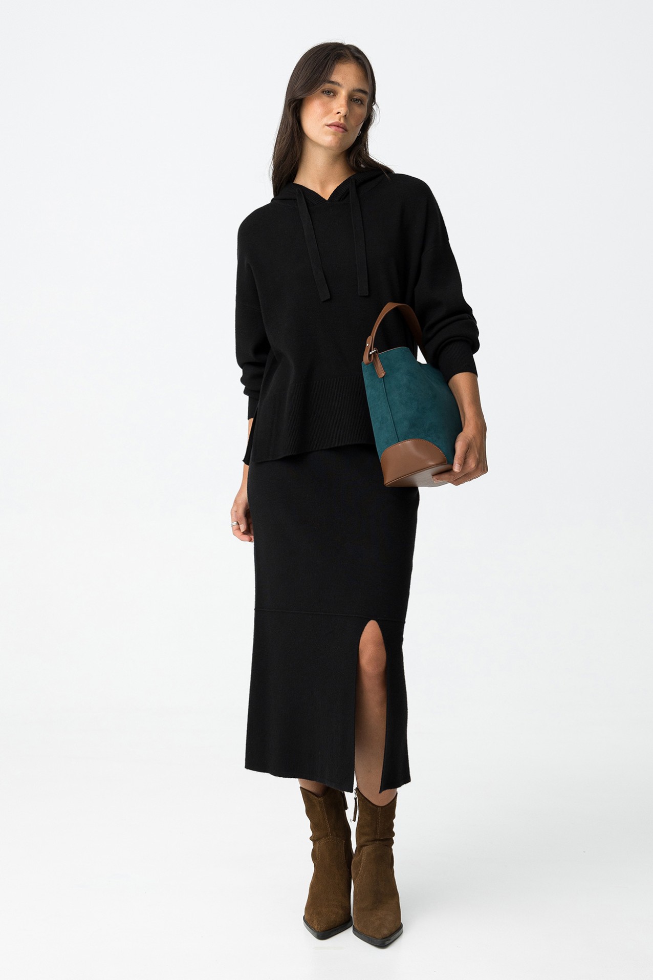 Relaxed Fit Hooded Sweater