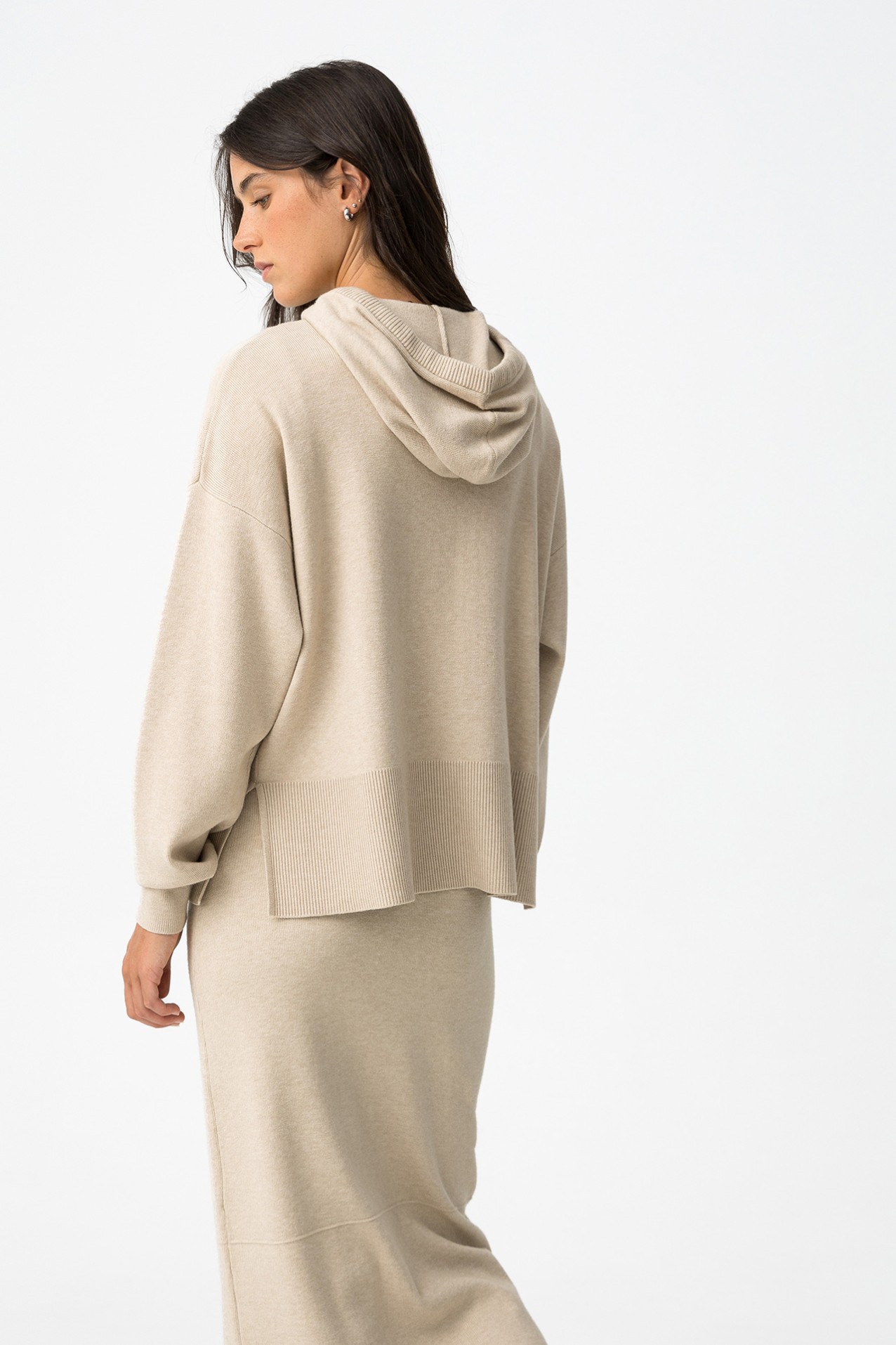 Relaxed Fit Hooded Sweater