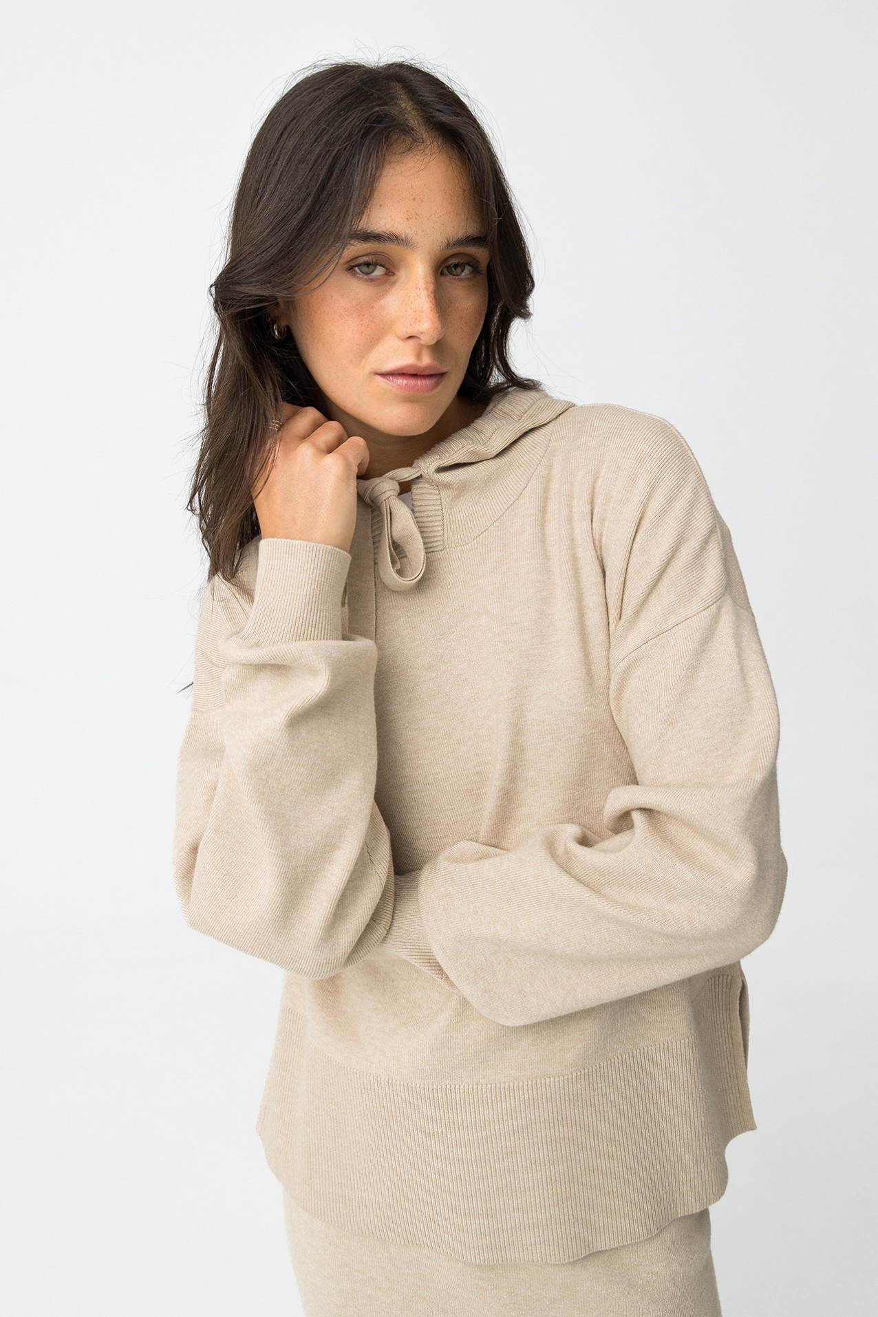Relaxed Fit Hooded Sweater