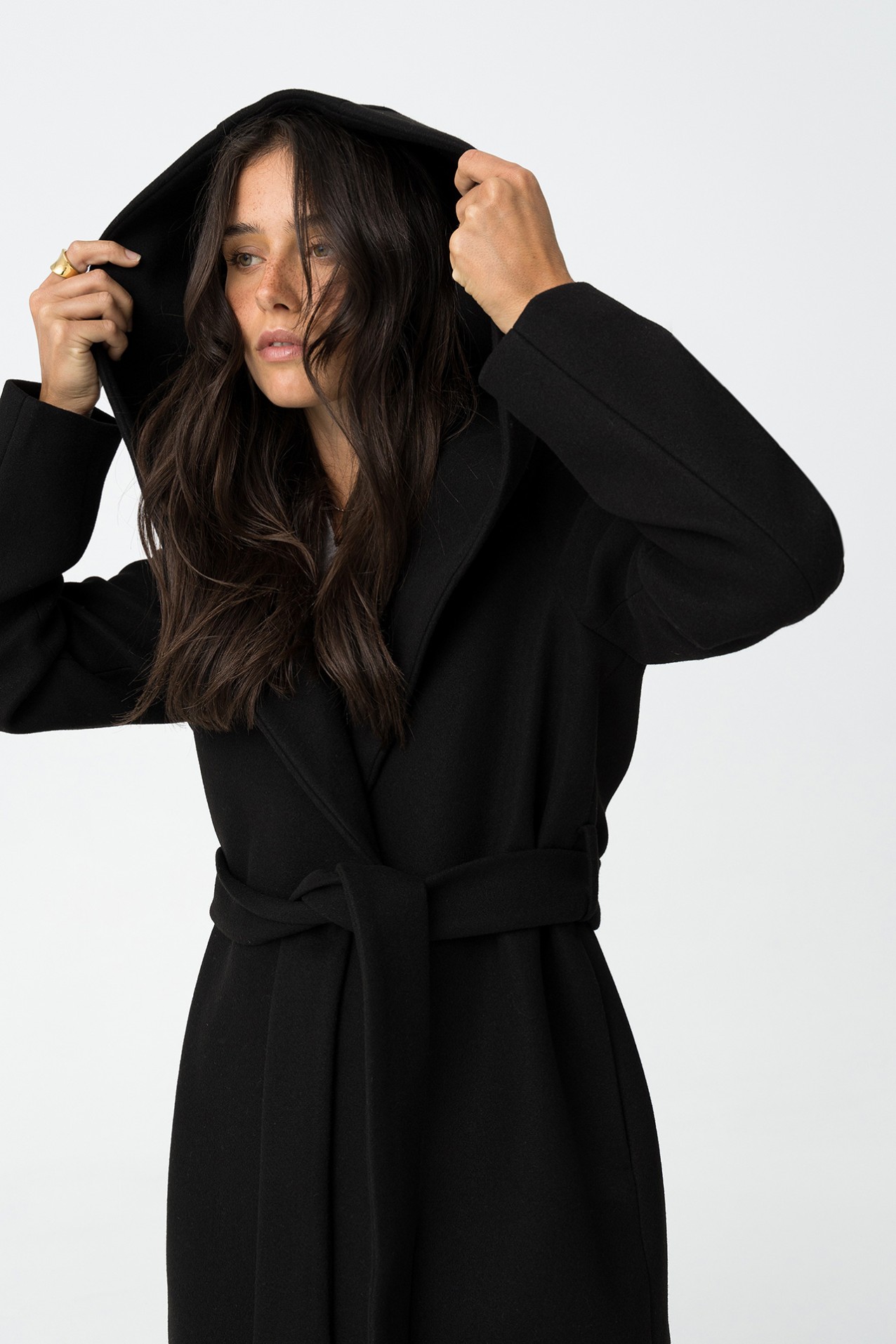 Casaco Comprido com Capuz