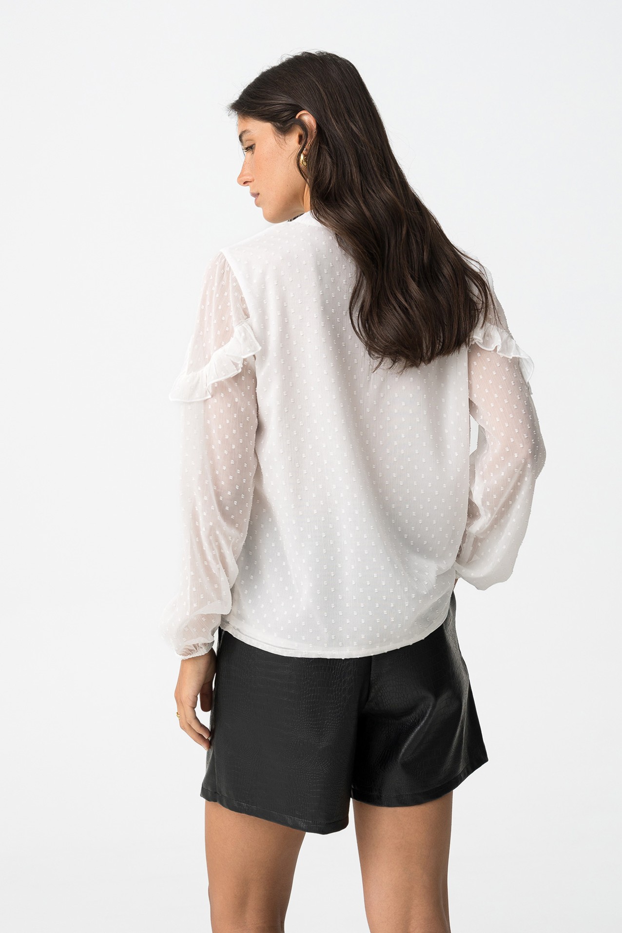 Flowy Blouse with Ruffles
