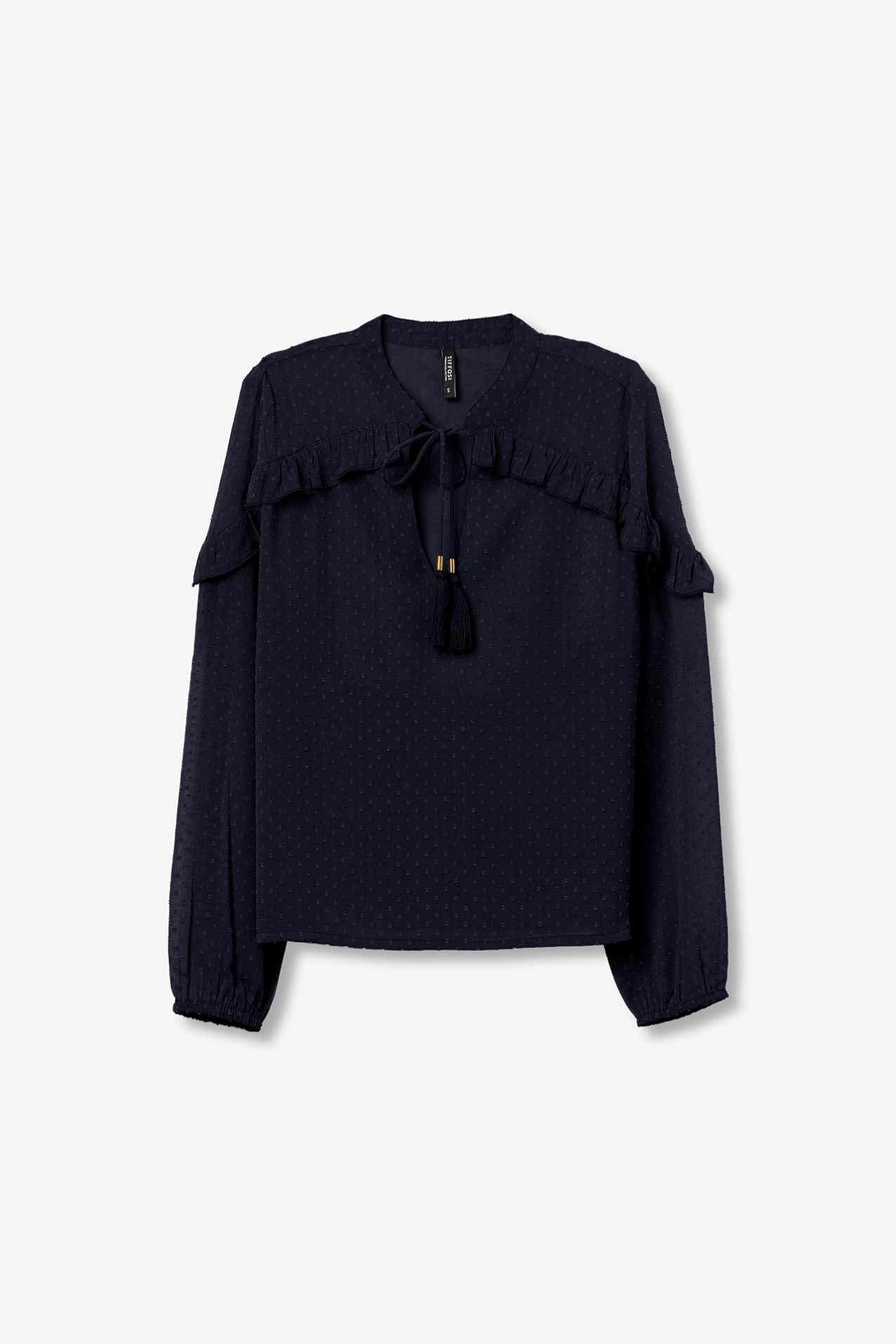 Blusa Fluda com Folhos