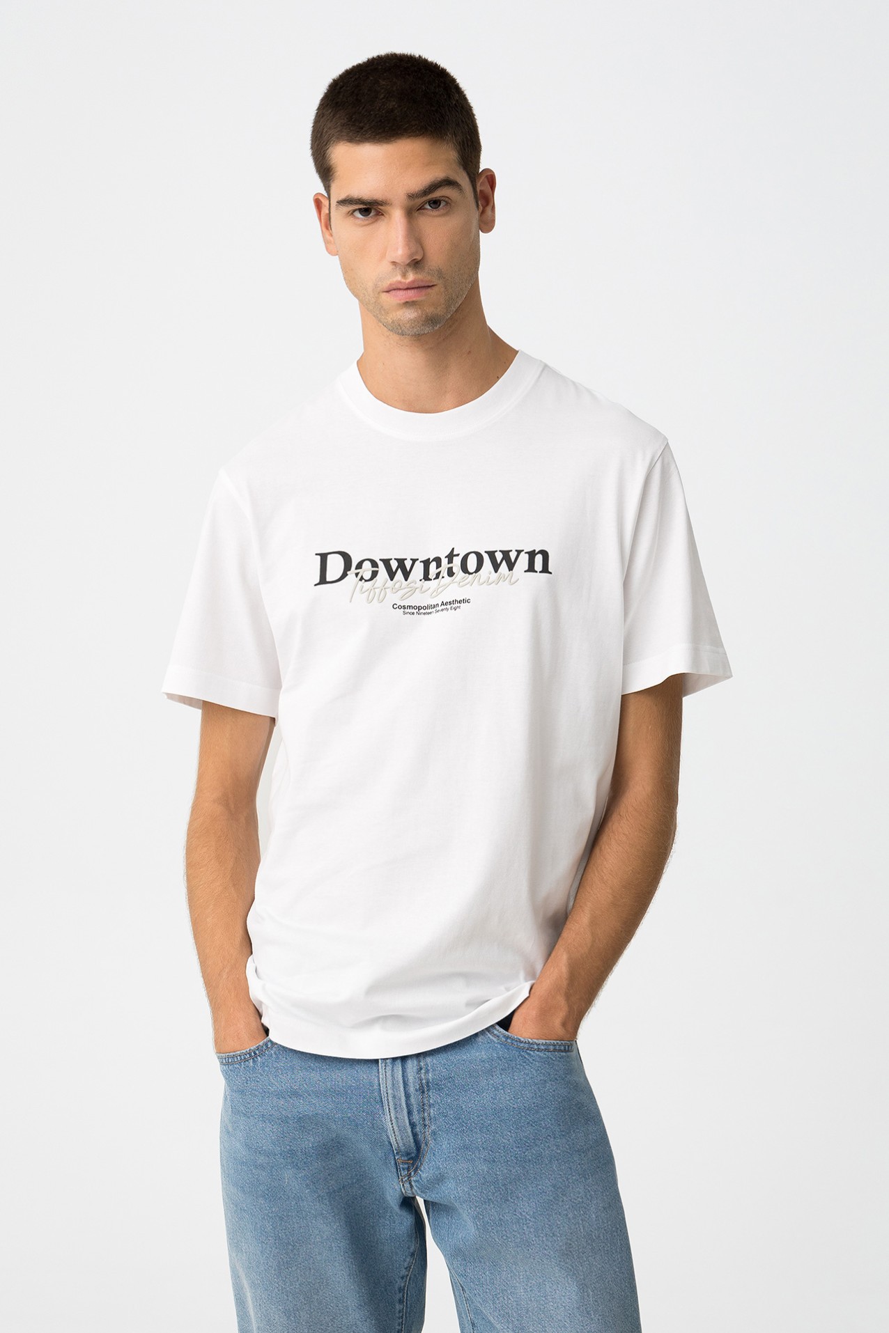 Raised Print T-Shirt