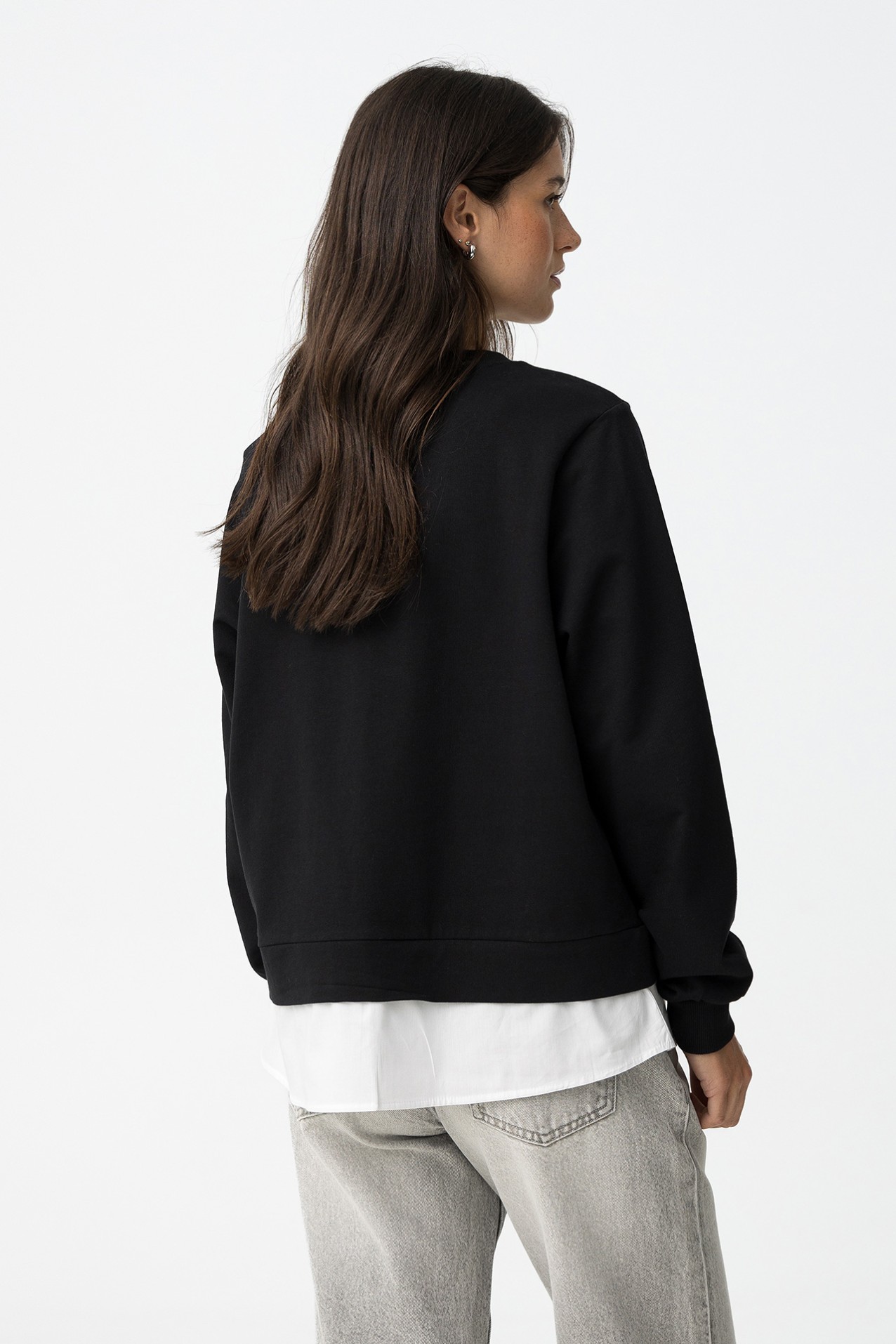 Mixed Print Sweatshirt