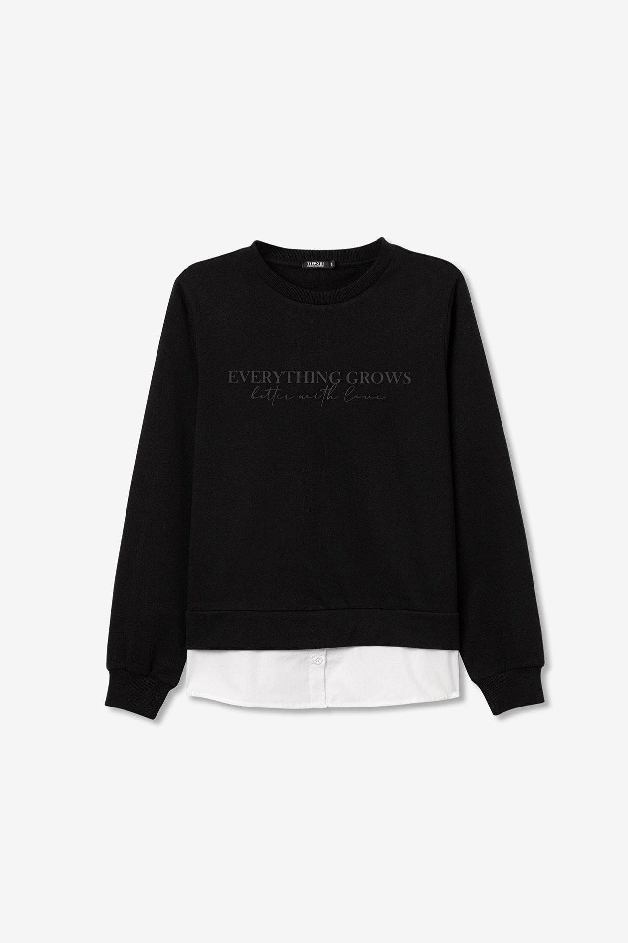 Mixed Print Sweatshirt