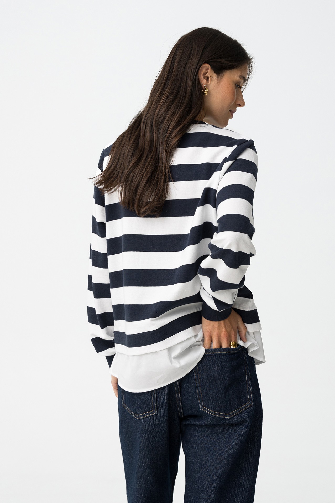 Camisola Estampada Combinada