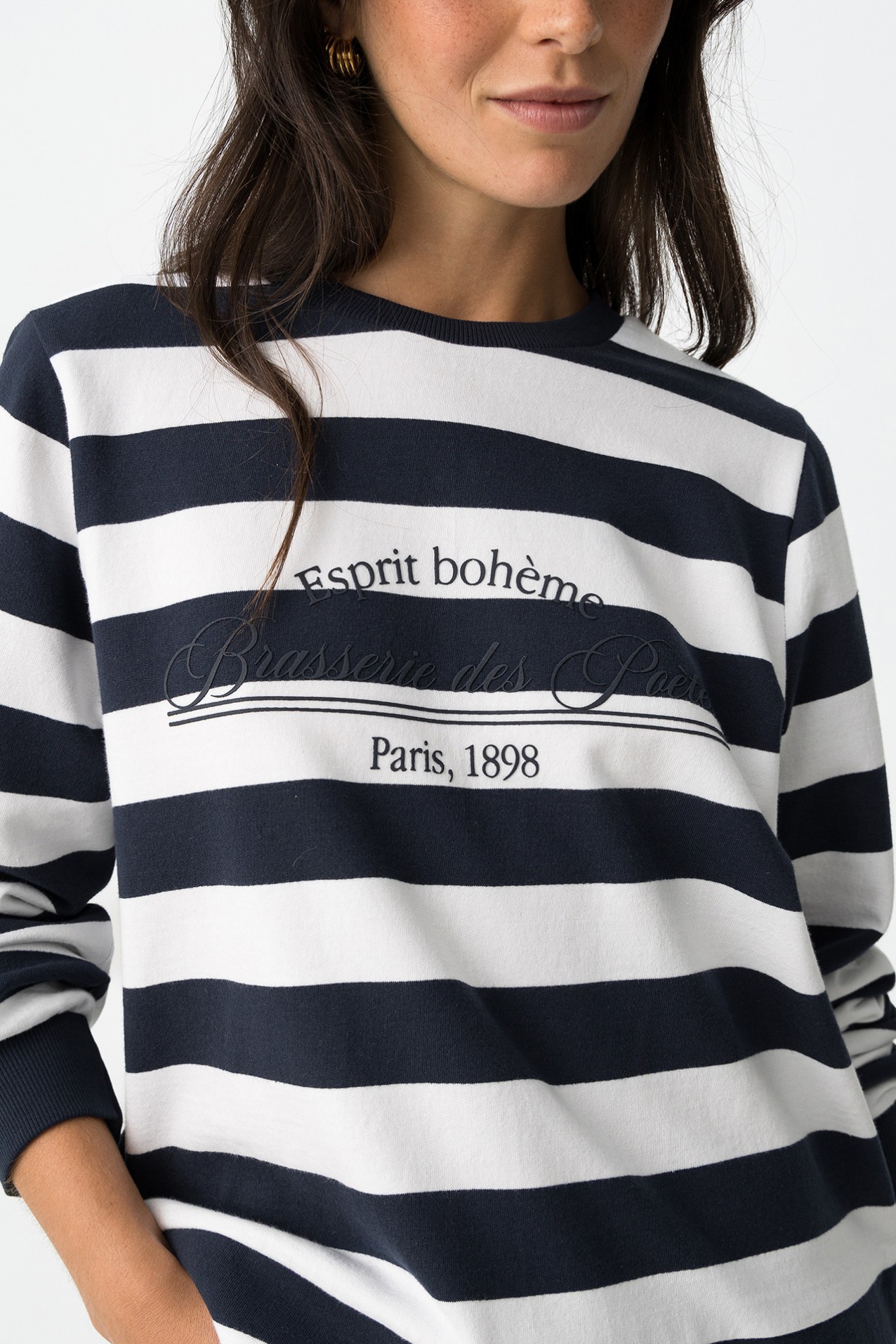 Camisola Estampada Combinada