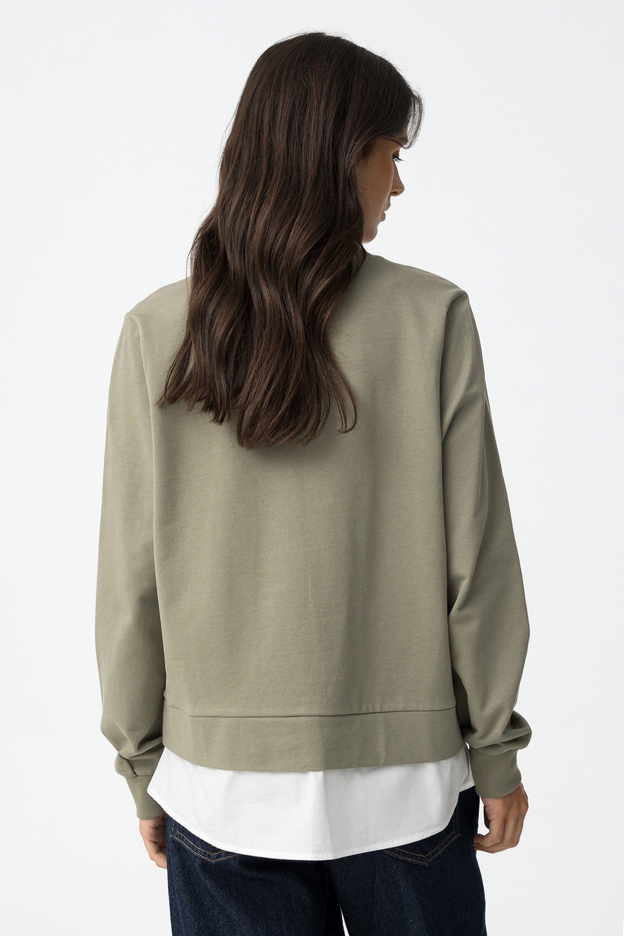 Mixed Print Sweatshirt