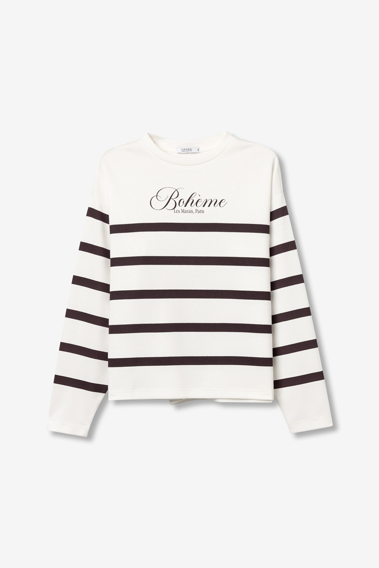 Striped Printed Sweatshirt
