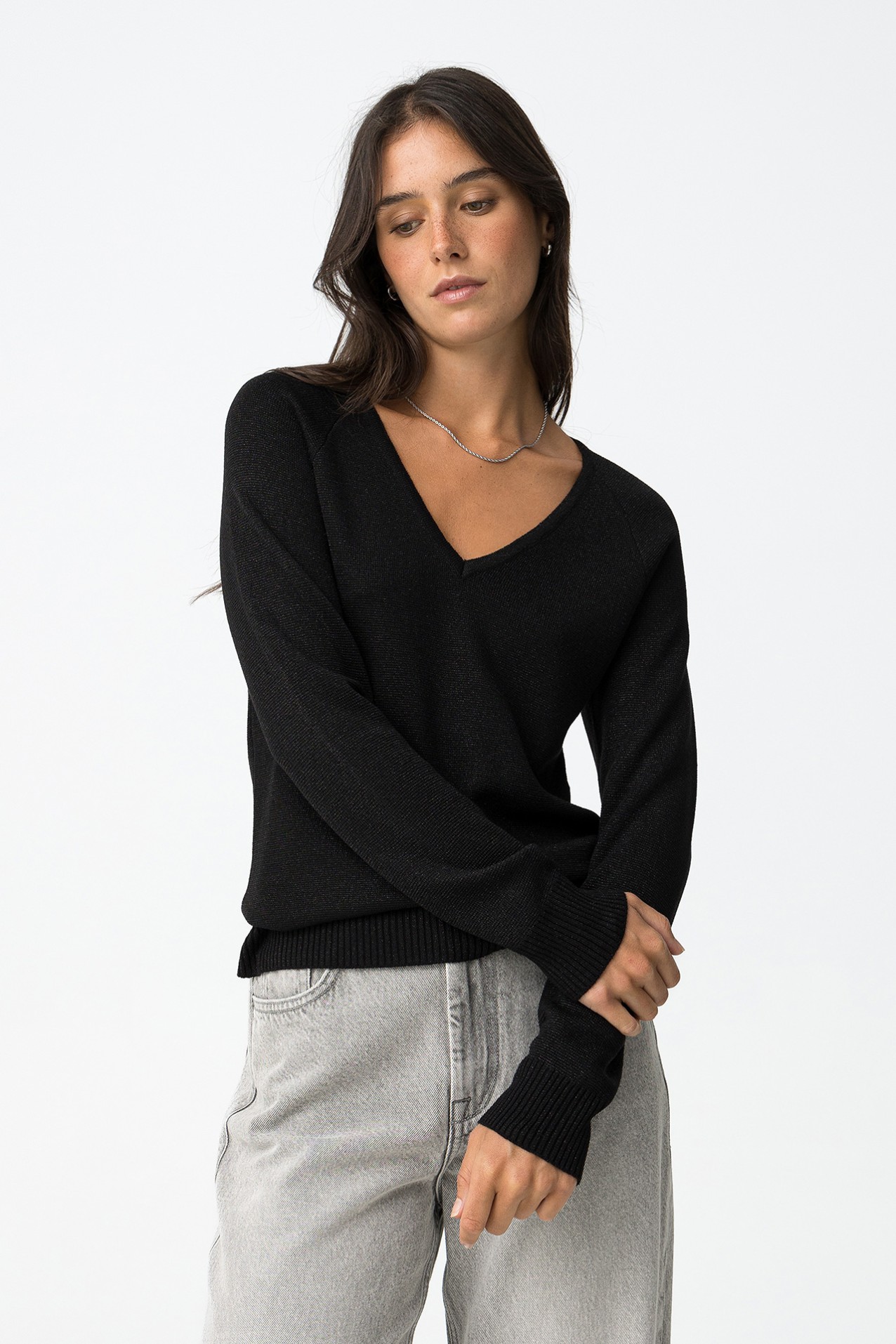 T-shirt Super Slim Decote V