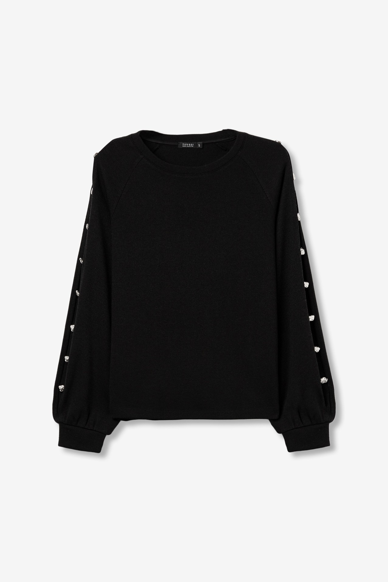 T-shirt com Missangas Metlicas