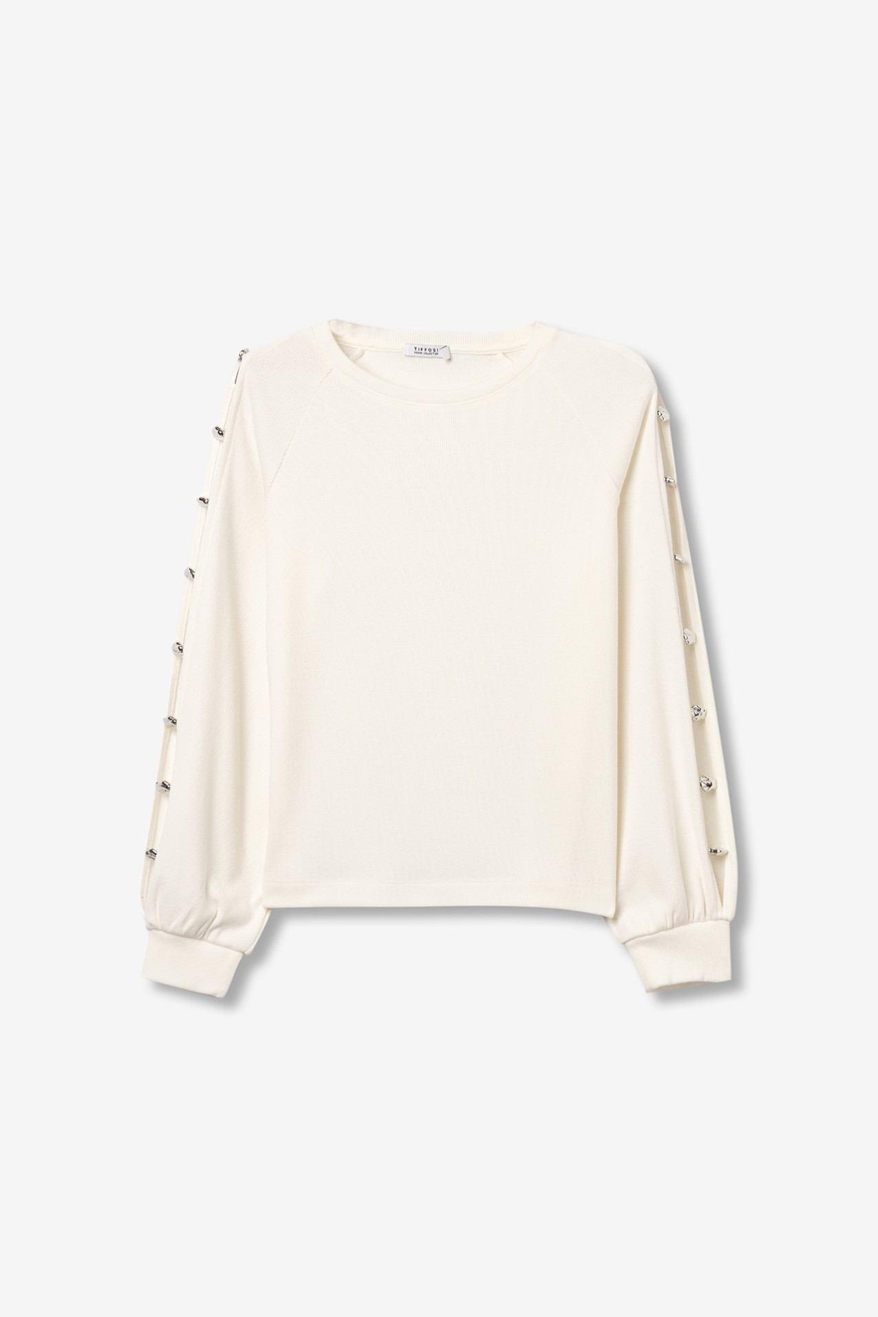 T-shirt com Missangas Metlicas