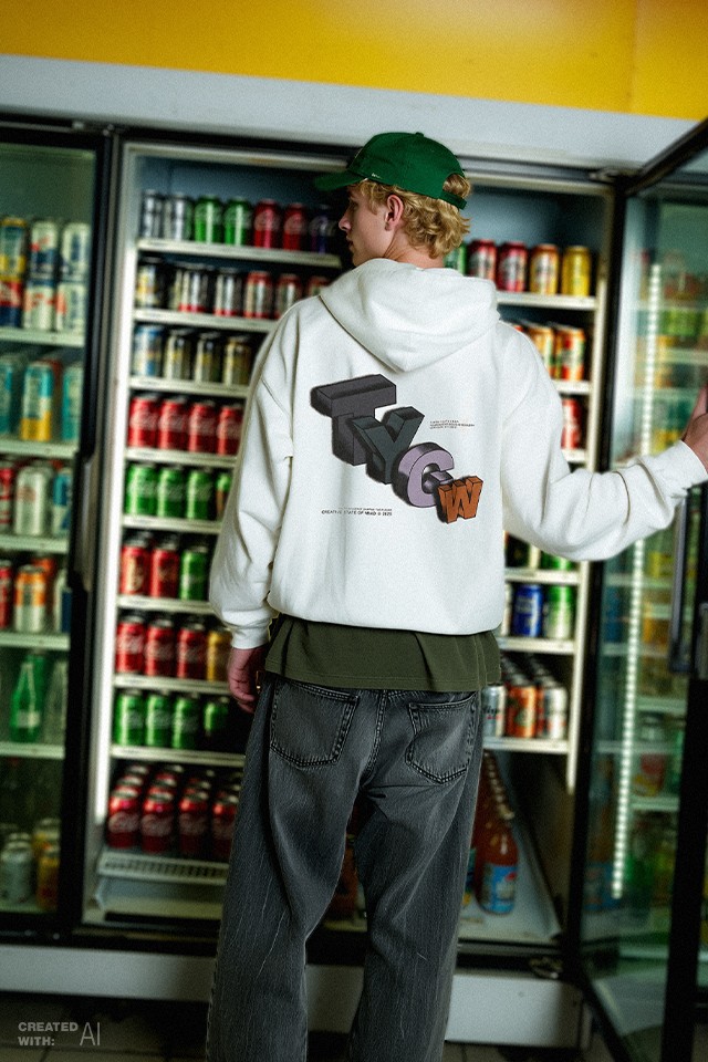 Hoodie Relaxed Estampado